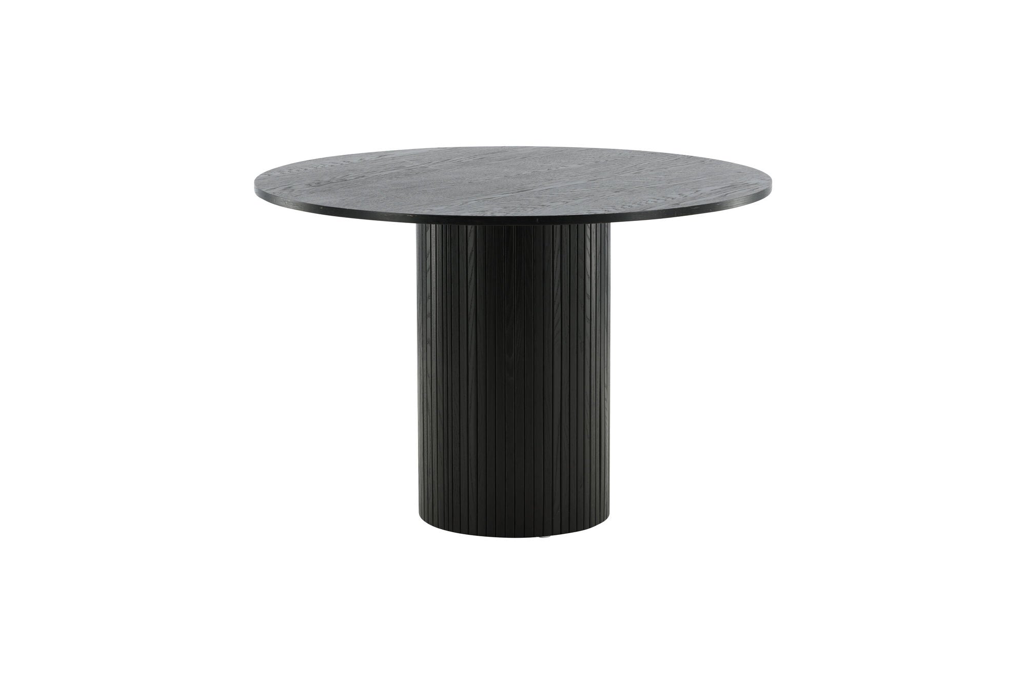 Venture Home Bianca rund spisebord - Black / Black Veneer