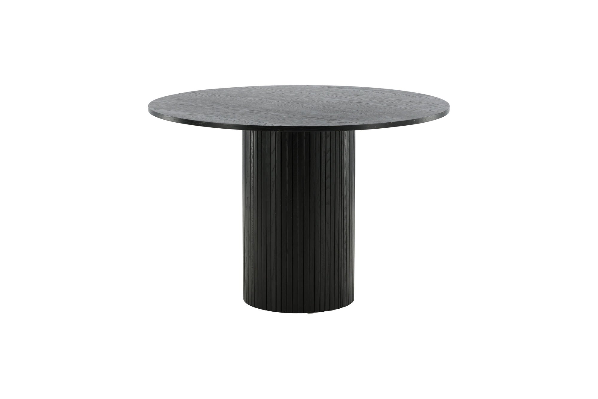 Venture Home Bianca rund spisebord - Black / Black Veneer