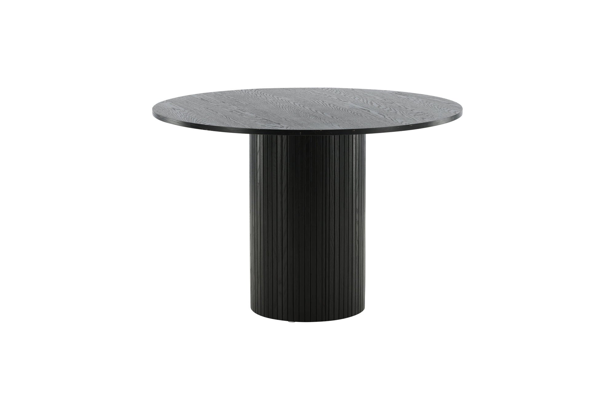 Venture Home Bianca rund spisebord - Black / Black Veneer