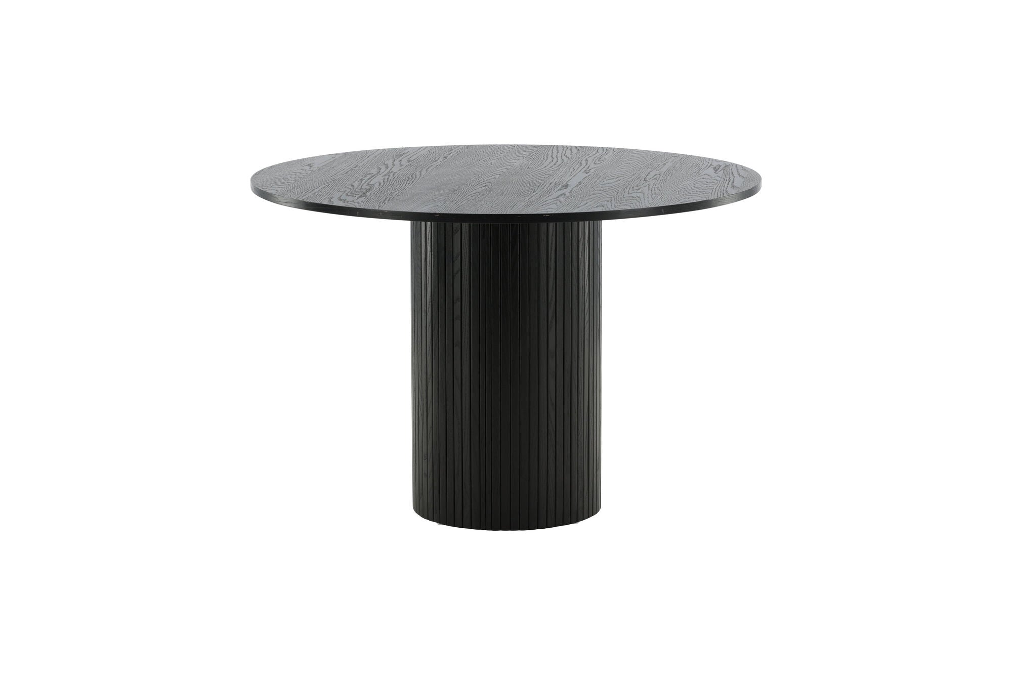 Venture Home Bianca rund spisebord - Black / Black Veneer
