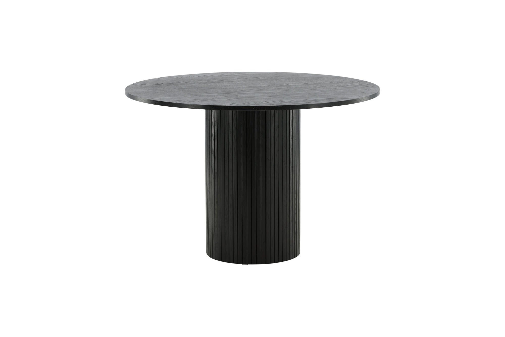 Venture Home Bianca rund spisebord - Black / Black Veneer
