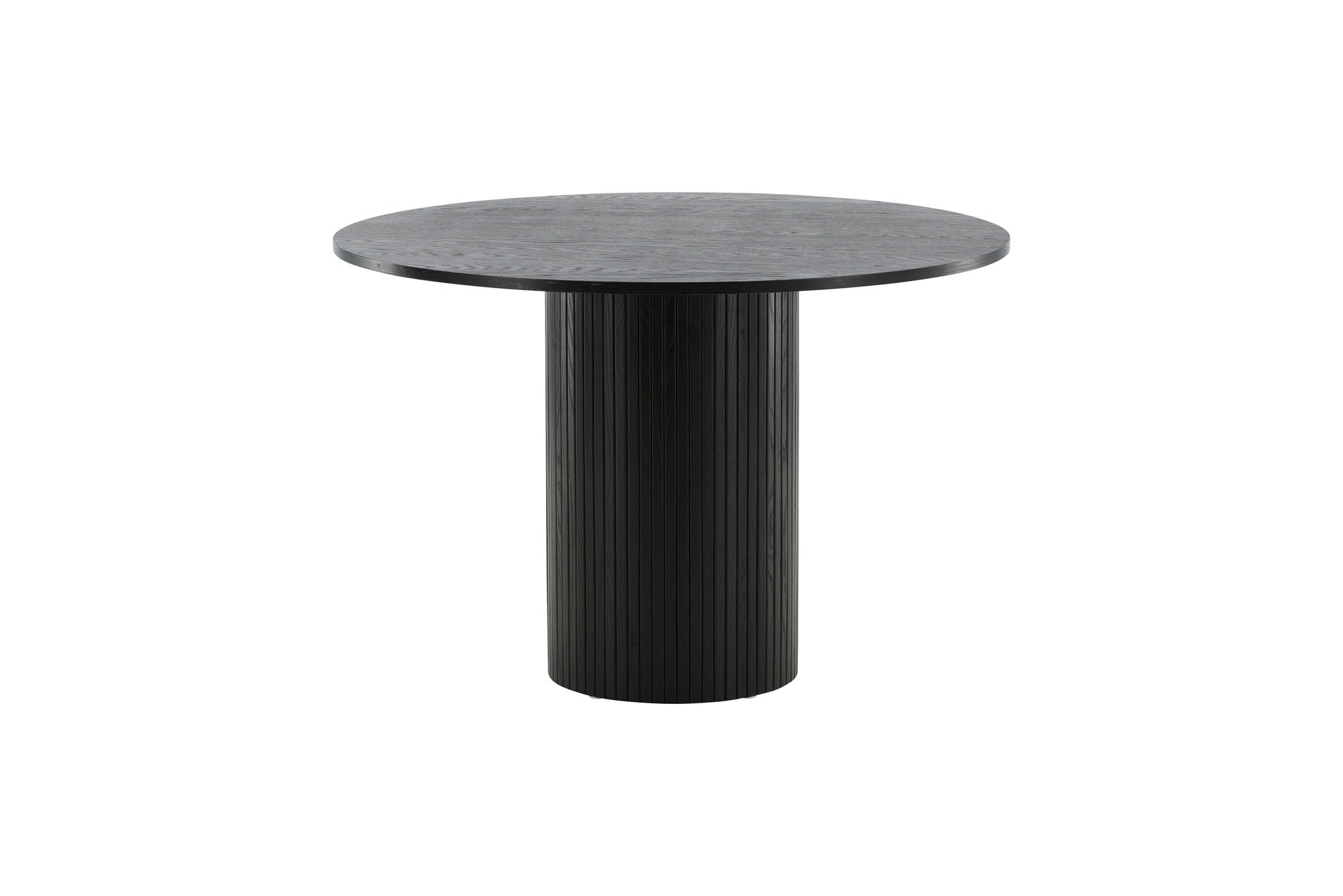 Venture Home Bianca rund spisebord - Black / Black Veneer