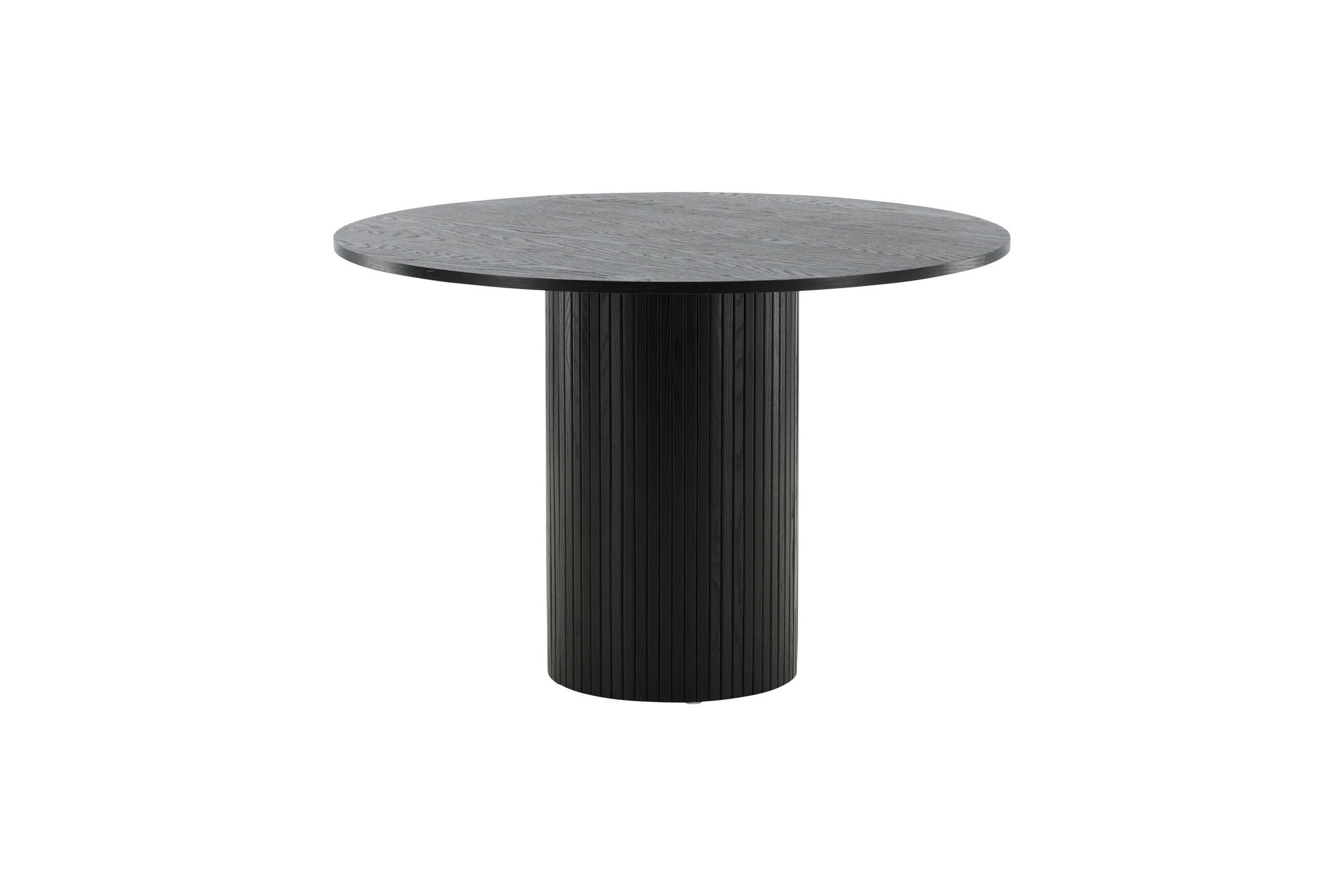 Venture Home Bianca rund spisebord - Black / Black Veneer