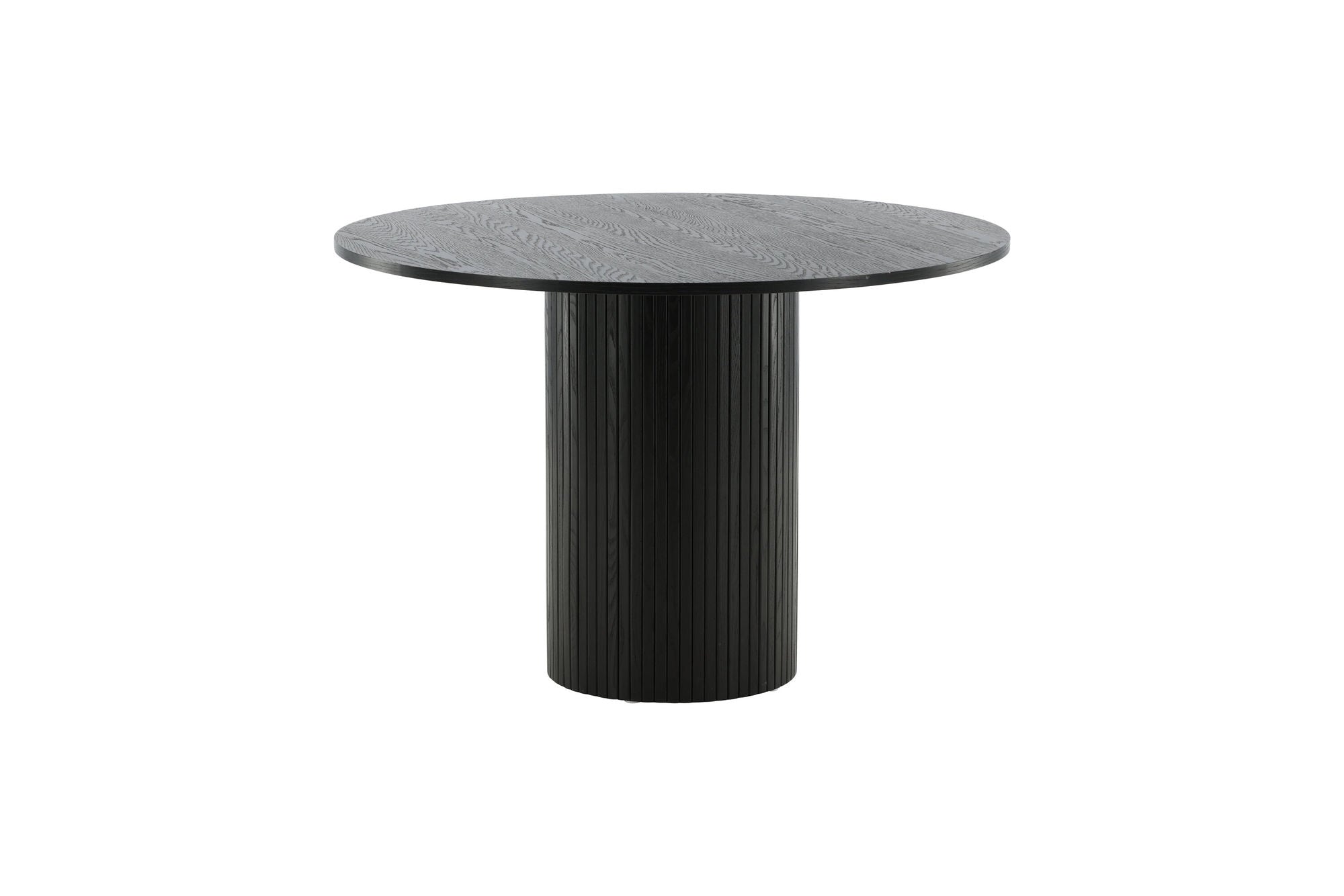 Venture Home Bianca rund spisebord - Black / Black Veneer