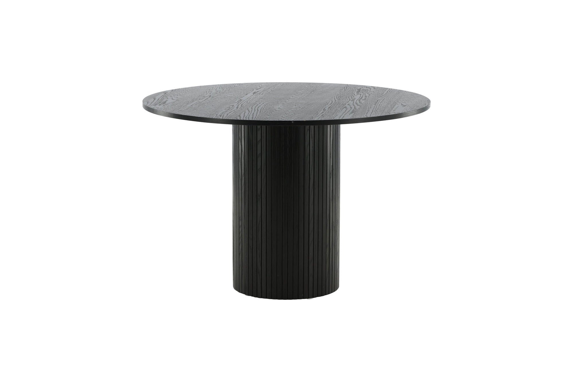 Venture Home Bianca rund spisebord - Black / Black Veneer