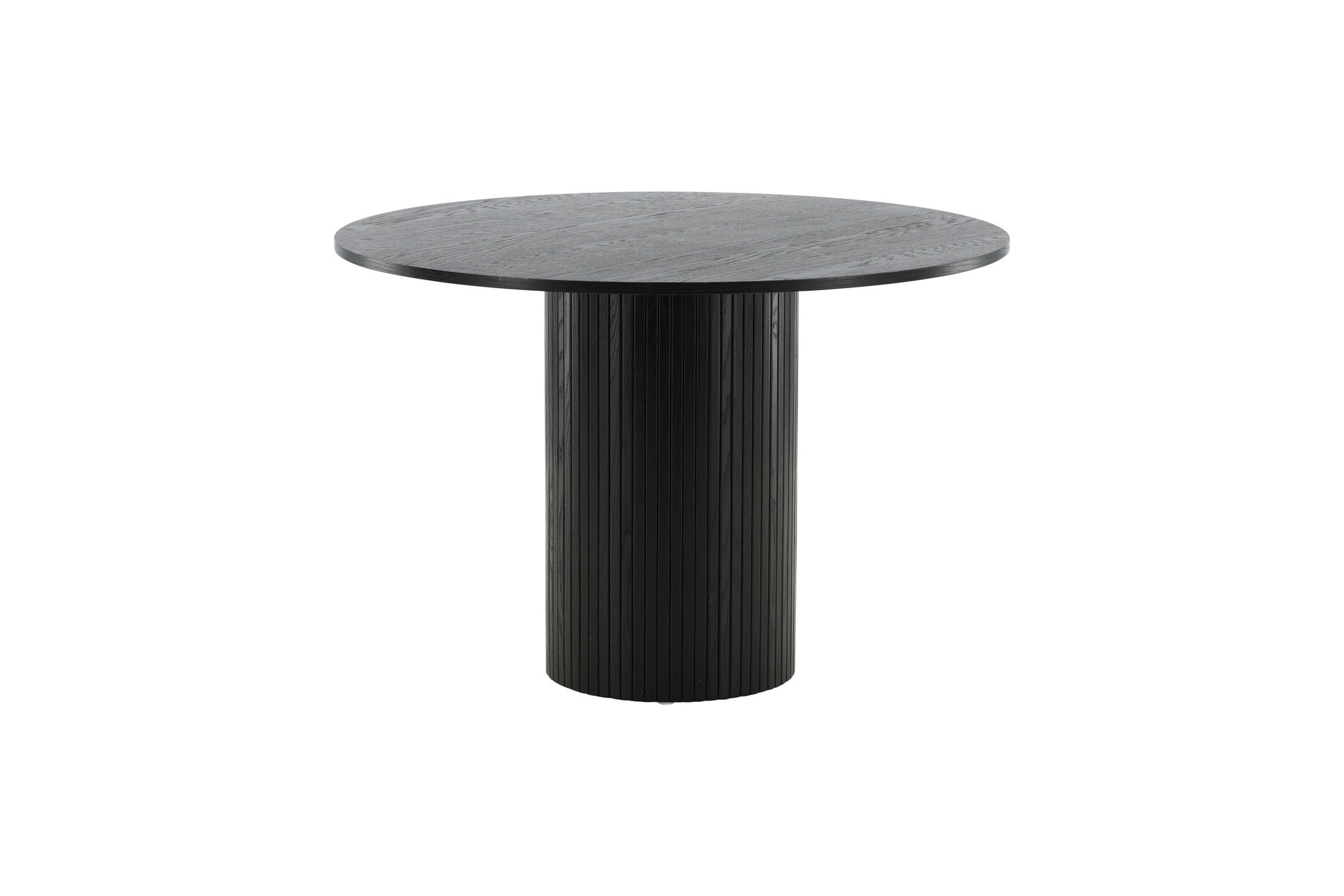 Venture Home Bianca rund spisebord - Black / Black Veneer