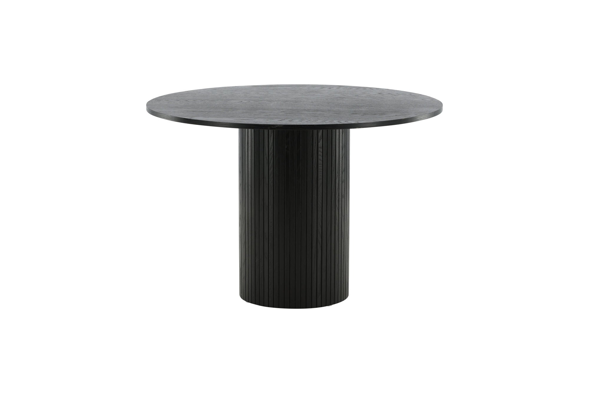 Venture Home Bianca rund spisebord - Black / Black Veneer