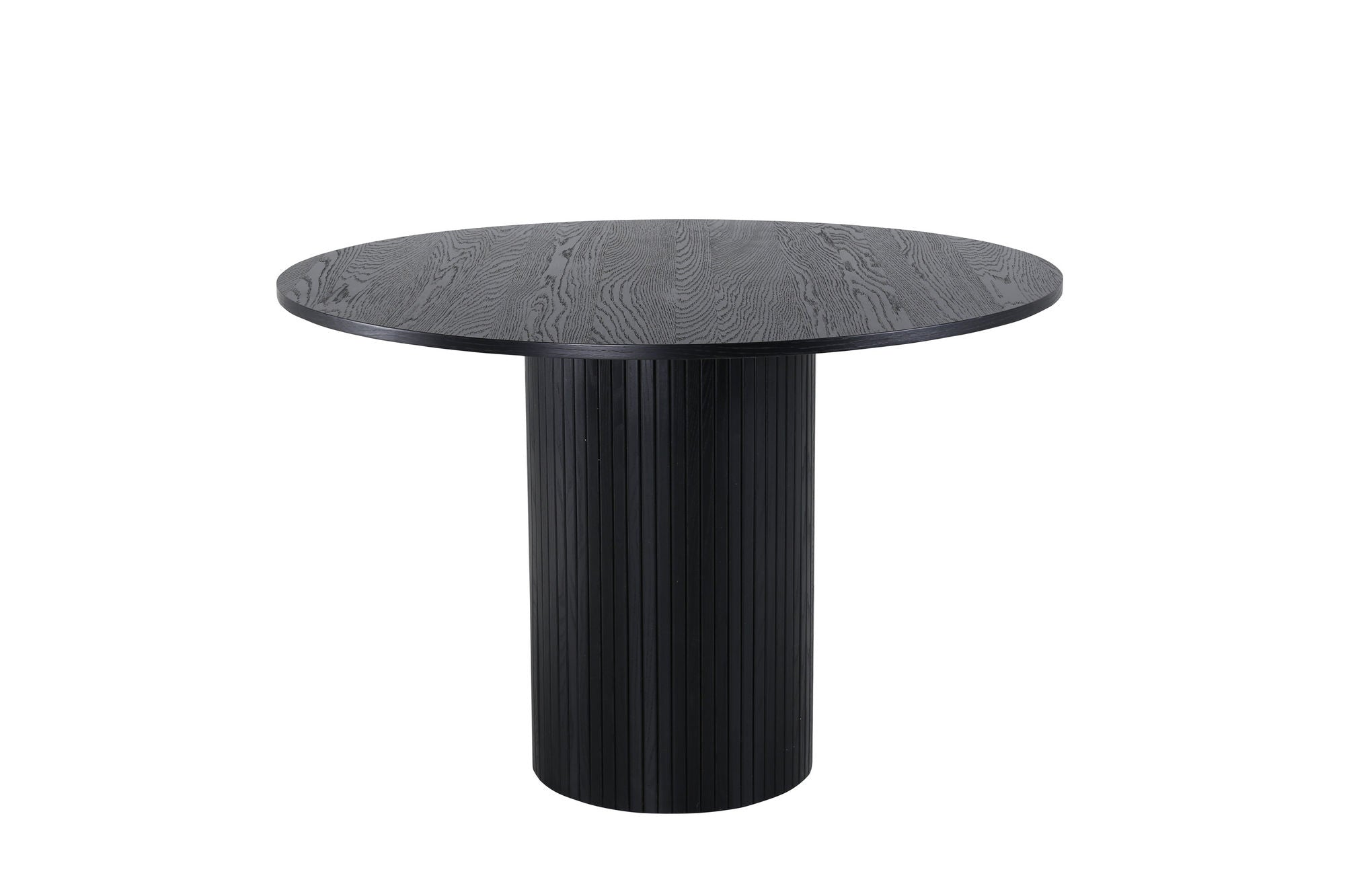 Venture Home Bianca rund spisebord - Black / Black Veneer