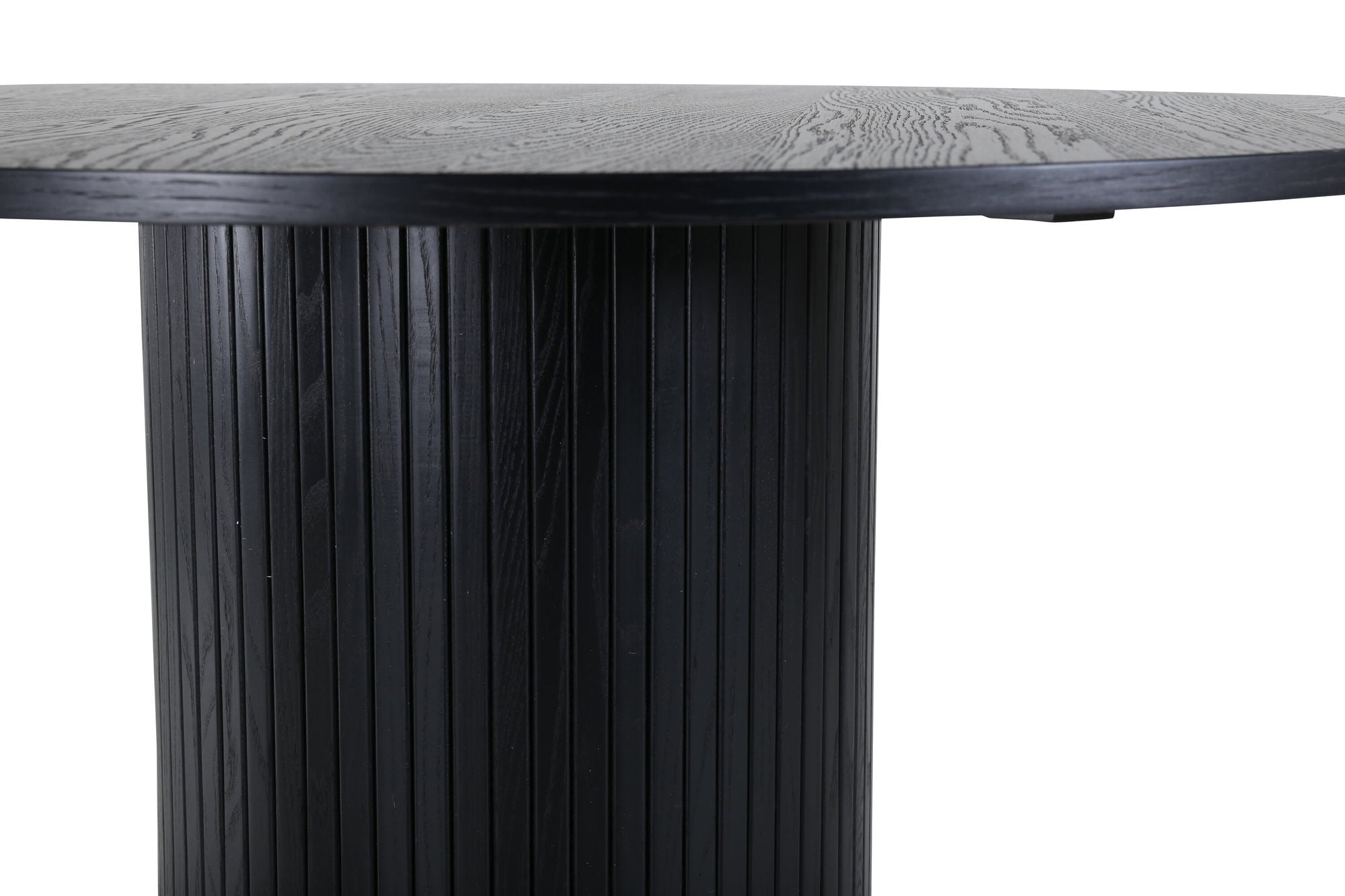 Venture Home Bianca rund spisebord - Black / Black Veneer