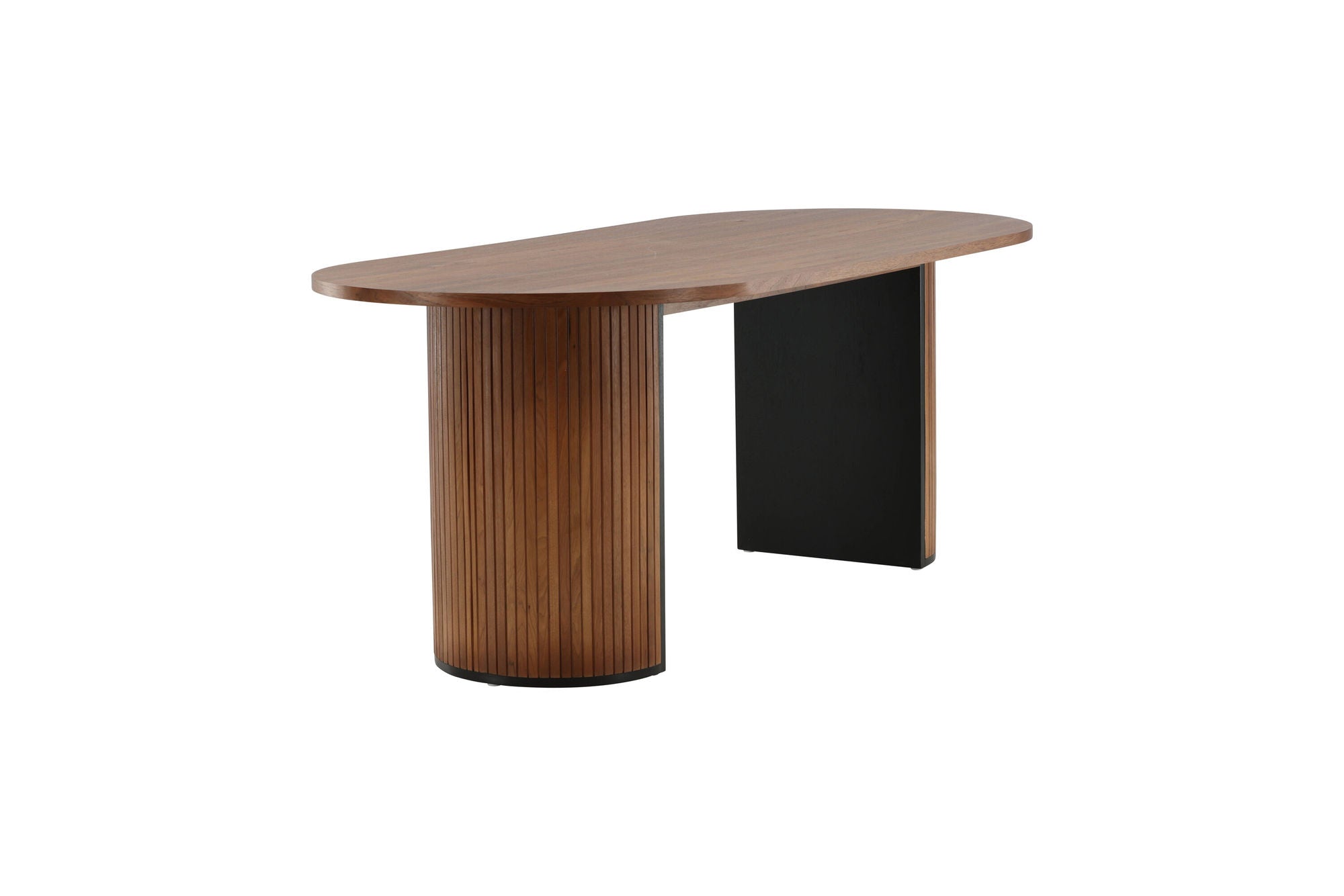 Venture Home Bianca Oval spisebord - Walnut / Walnut Veneer