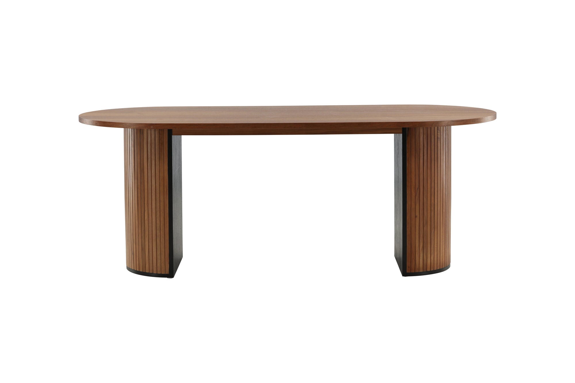 Venture Home Bianca Oval spisebord - Walnut / Walnut Veneer