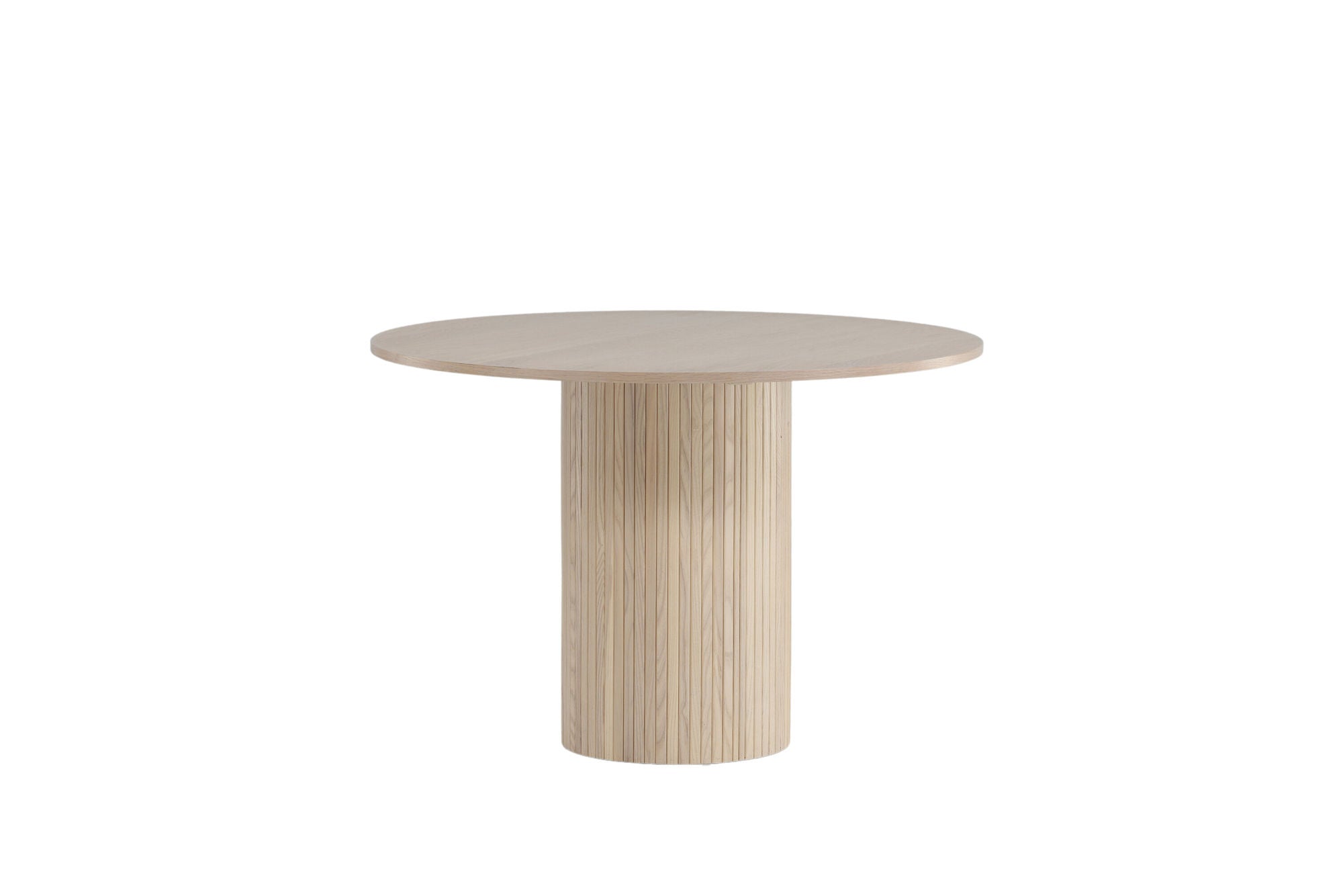 Venture Home Bianca rund spisebord - White Wash / White Wash Veneer
