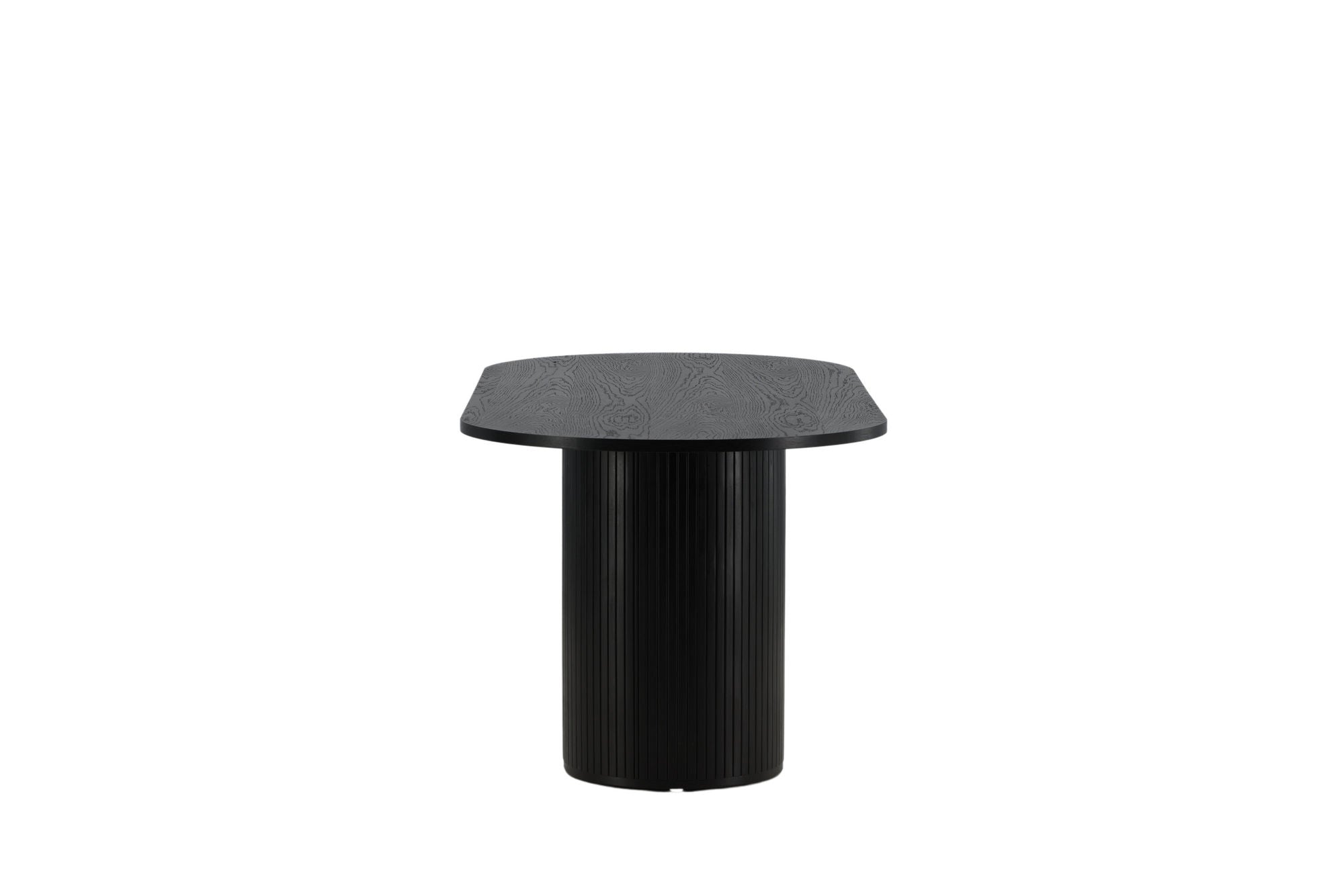 Venture Home Bianca Oval spisebord - Black / Black Veneer
