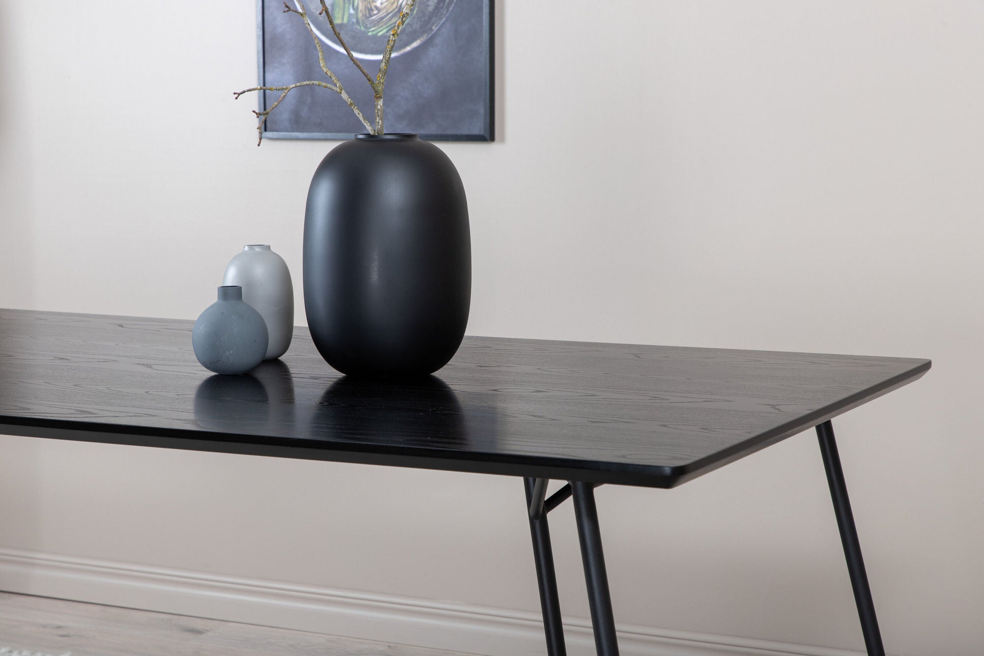 Venture Home Petra spisebord - Black / Black Veneer