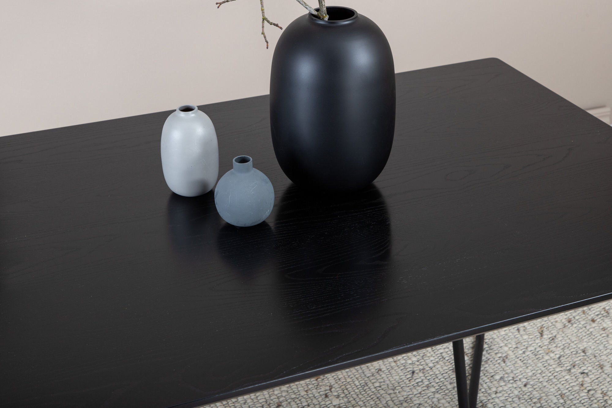 Venture Home Petra spisebord - Black / Black Veneer