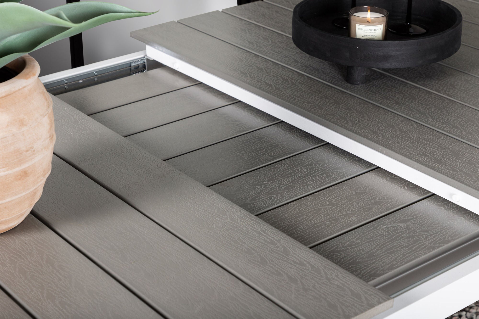 Venture Home Levels bord 160/240 - White/Grey