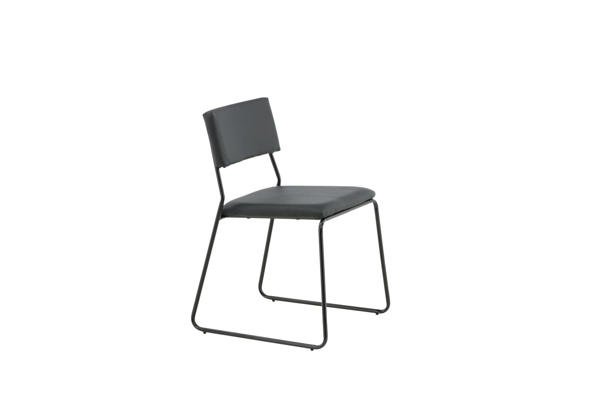 Venture Home Kenth stol 2-pack - Black / Black PU