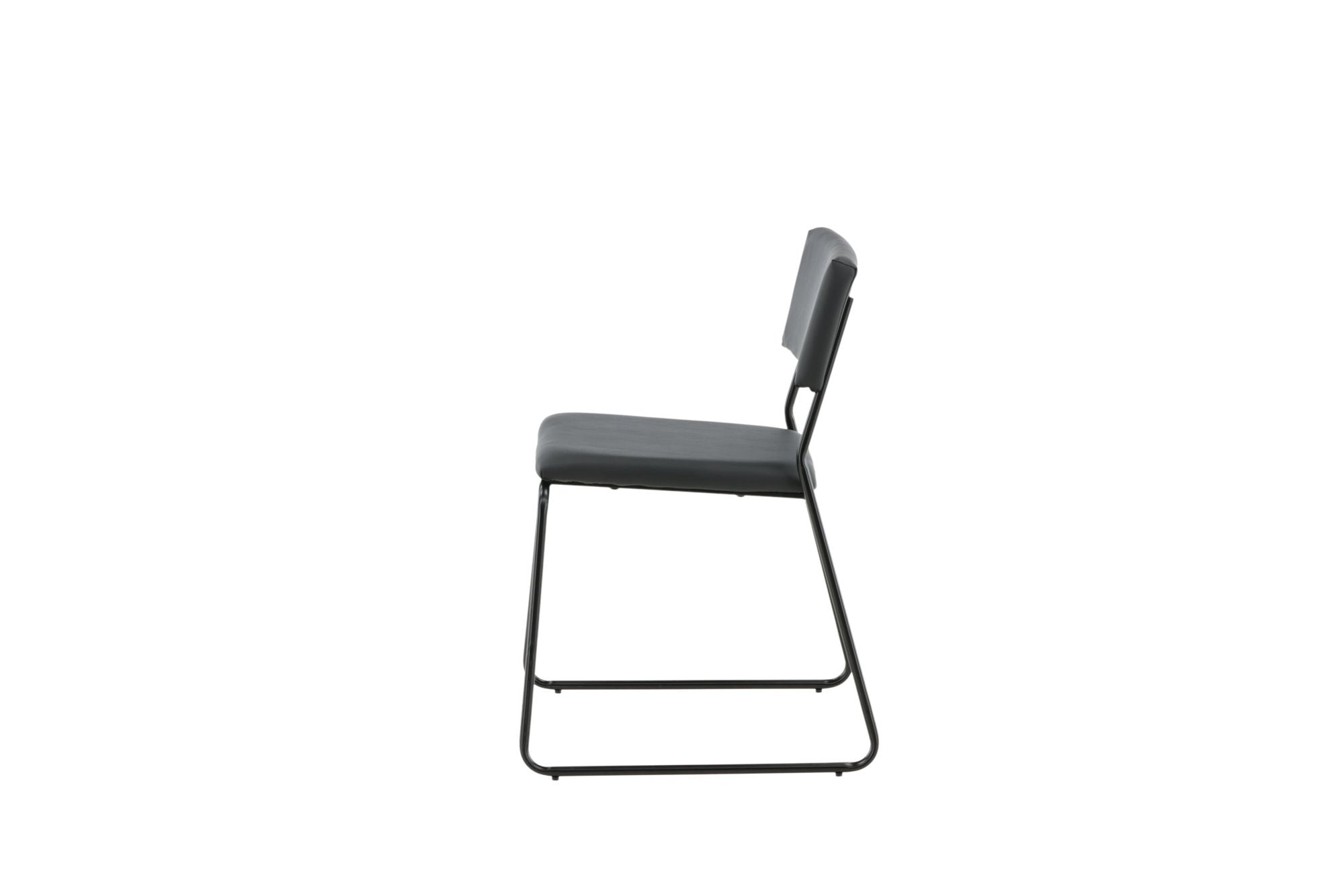 Venture Home Kenth stol 2-pack - Black / Black PU