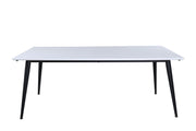 Venture Home Jimmy spisebord - Black / White HPL - 195*76