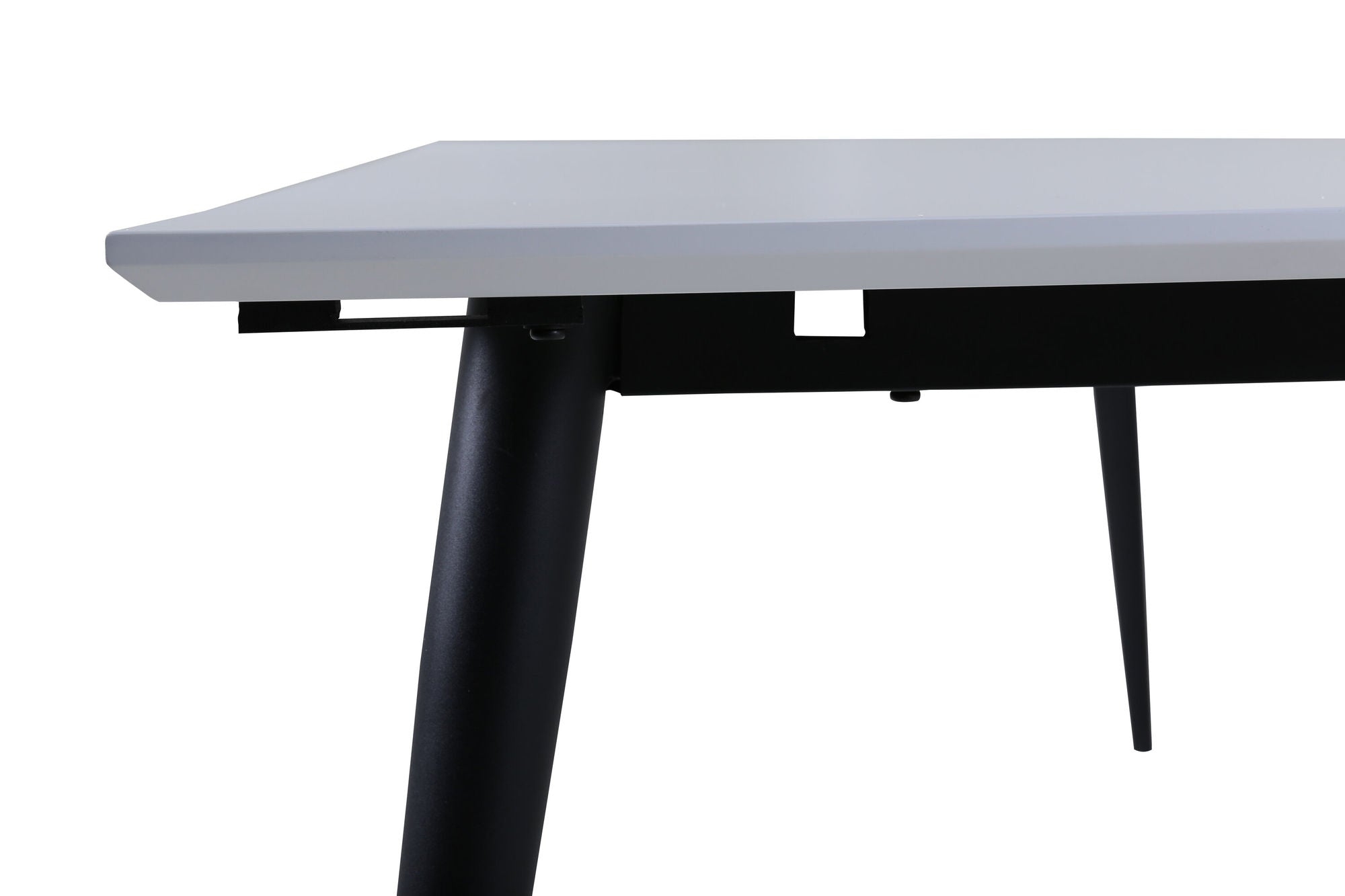 Venture Home Jimmy spisebord - Black / White HPL - 195*76