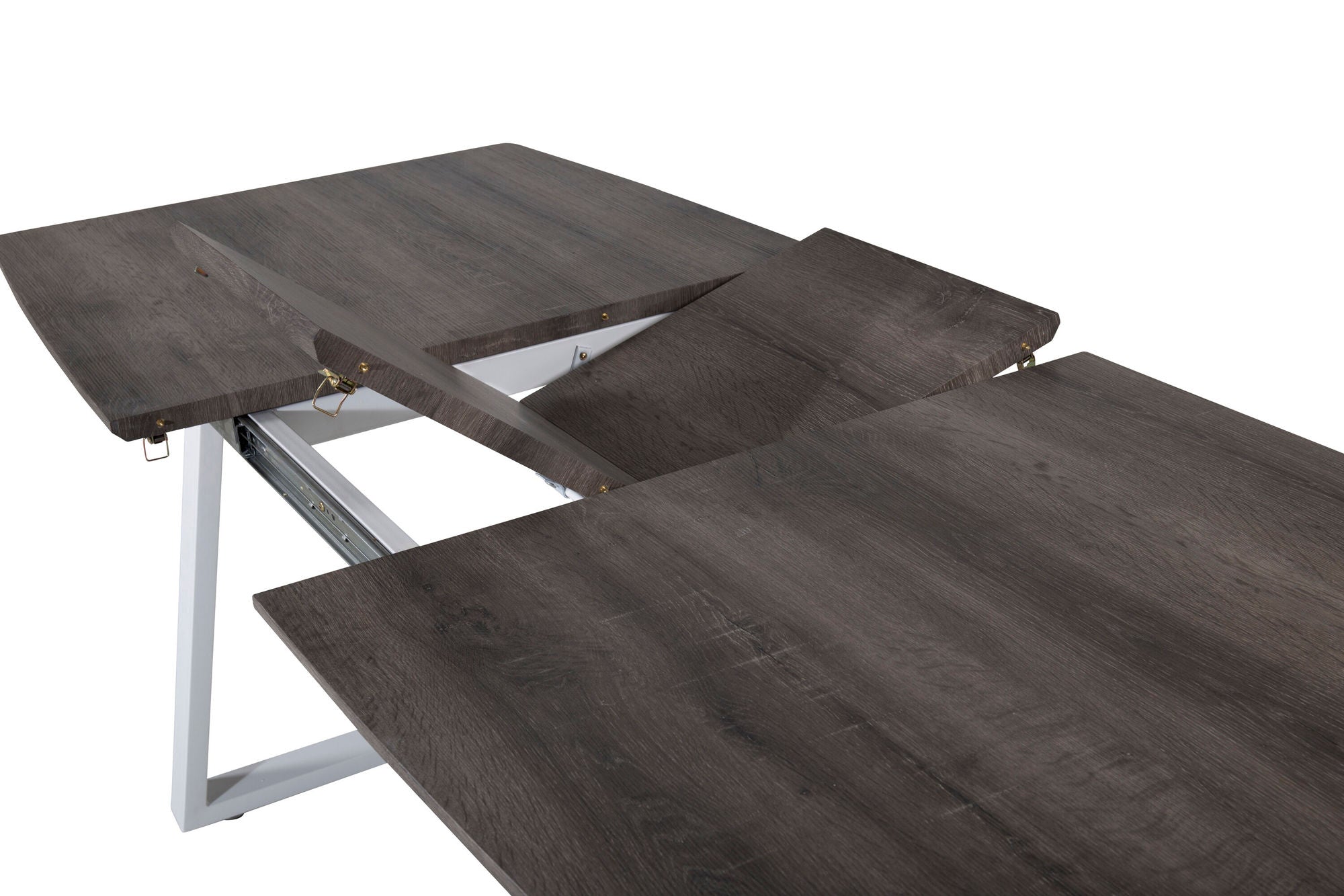Venture Home Inca Extentionbord - grey "oak" / white Legs
