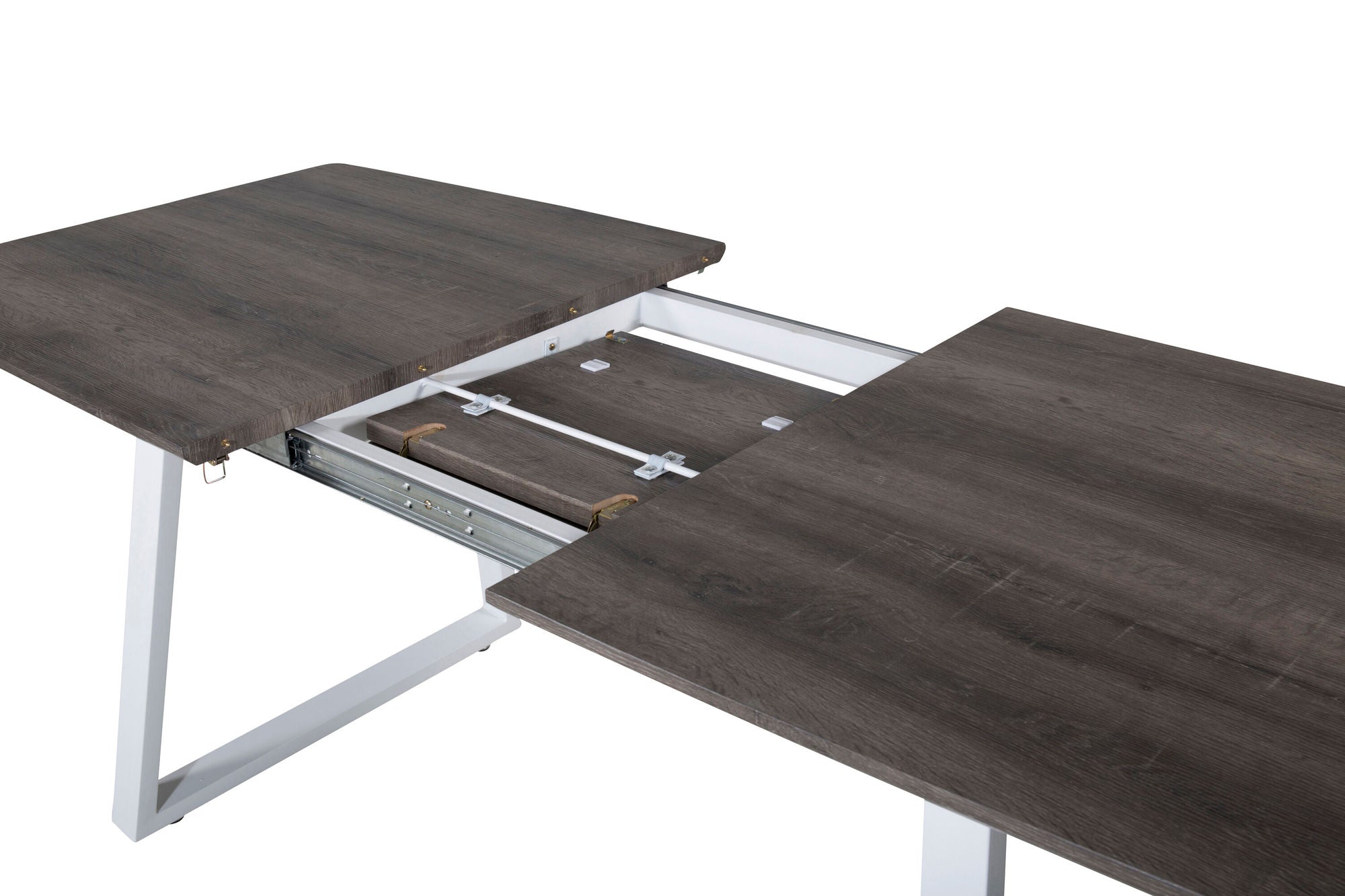 Venture Home Inca Extentionbord - grey "oak" / white Legs