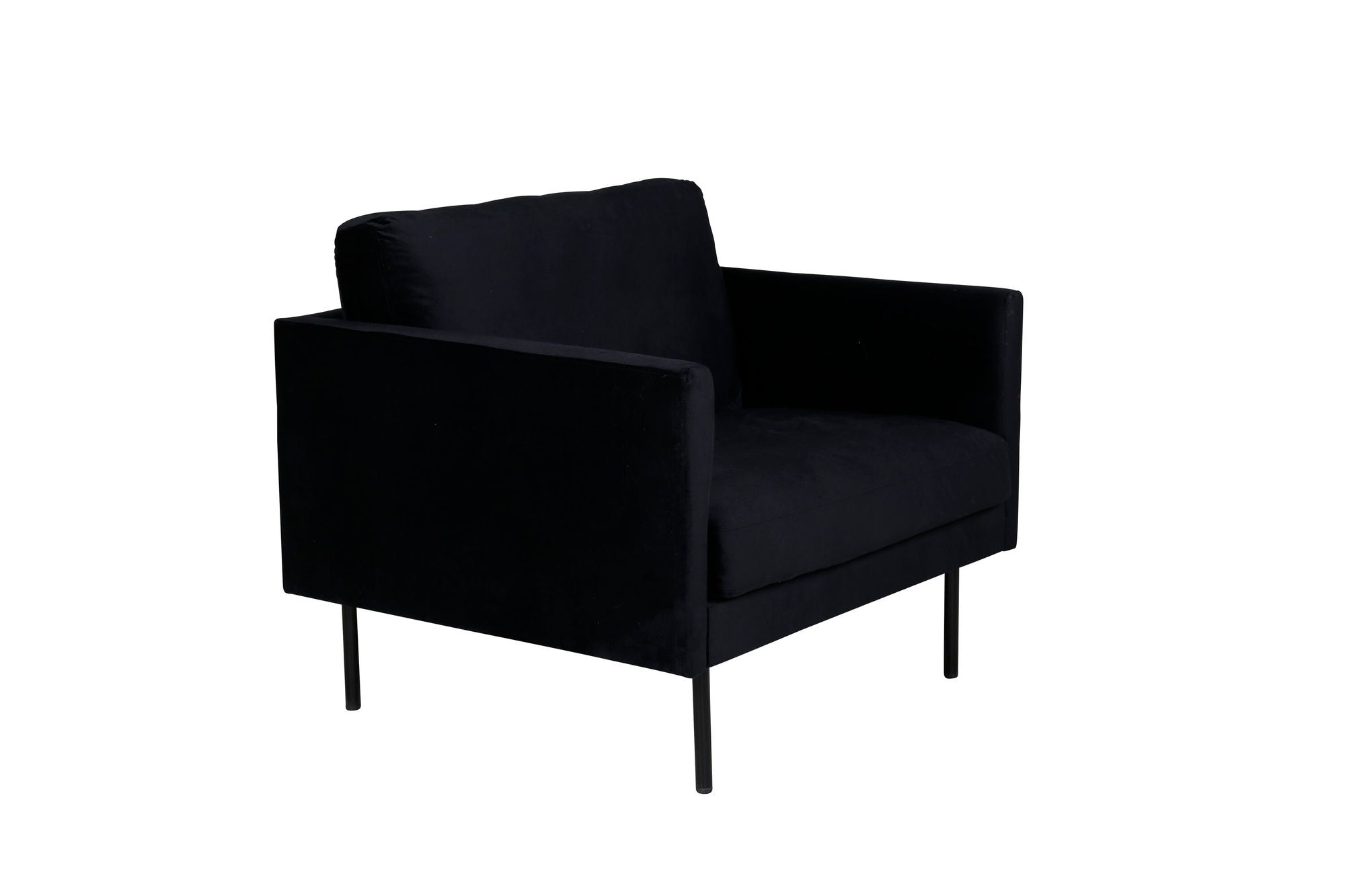 Venture Home Zoom stol - Black / Black Velvet