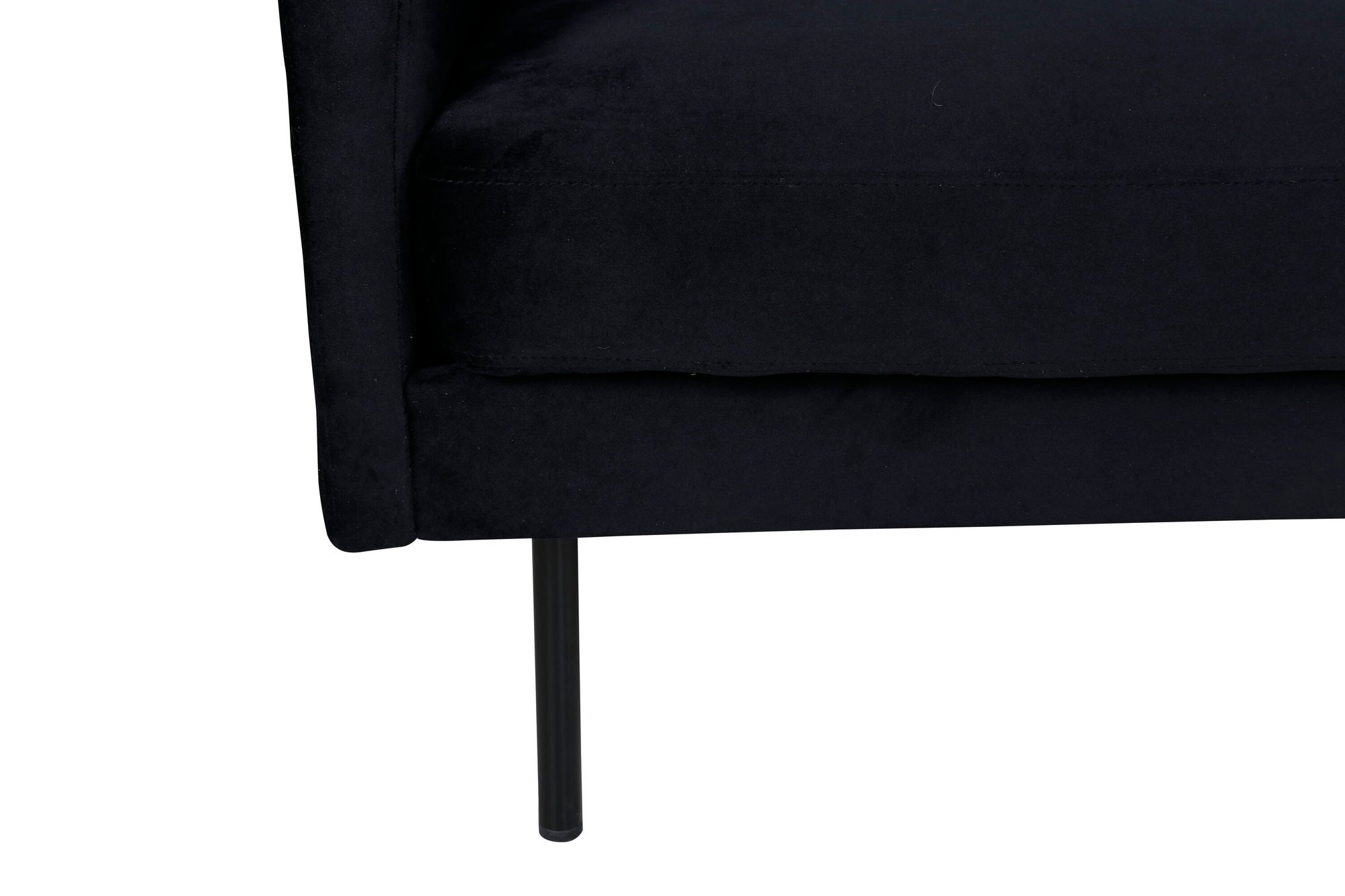 Venture Home Zoom stol - Black / Black Velvet
