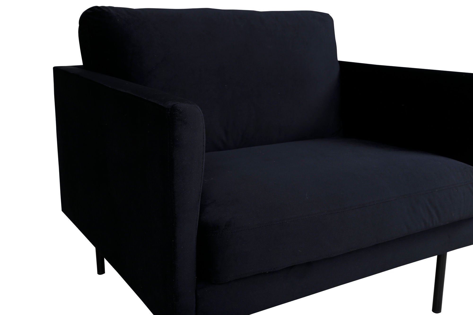 Venture Home Zoom stol - Black / Black Velvet