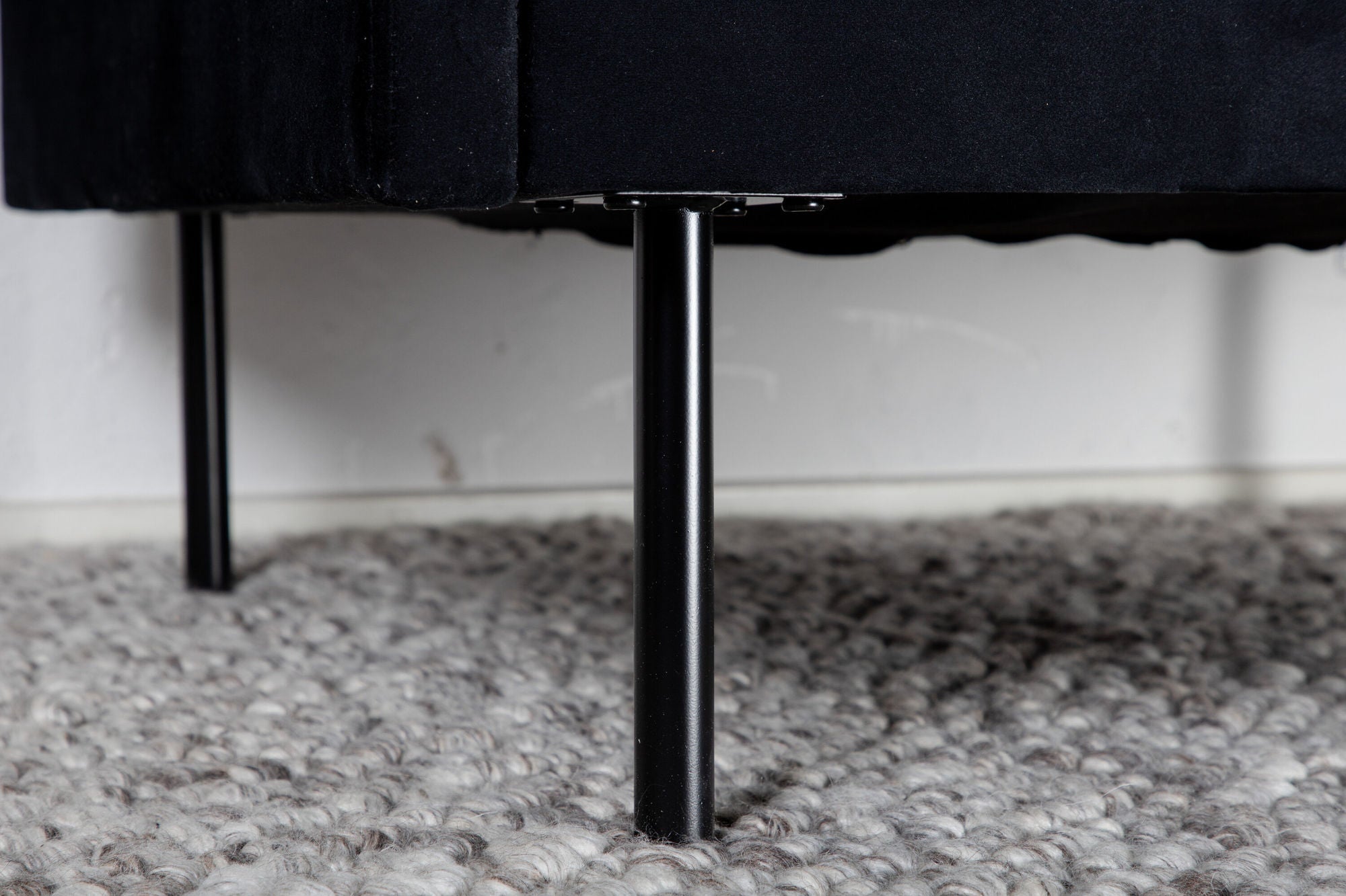 Venture Home Zoom stol - Black / Black Velvet