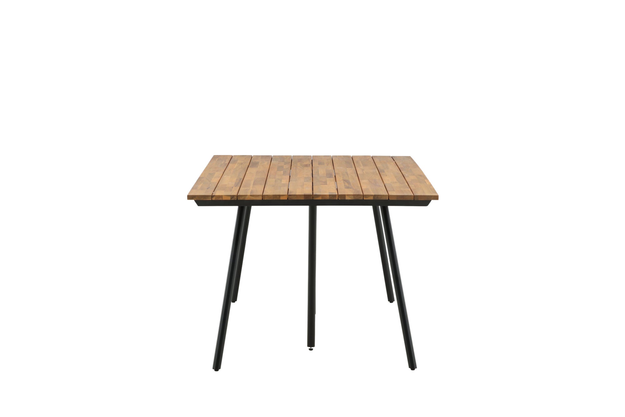 Venture Home Chan spisebord - Black Steel / Acacia (teak look) - 200cm