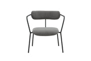 Venture Home Duffy Single Sofa - Black / Grey Corduroy