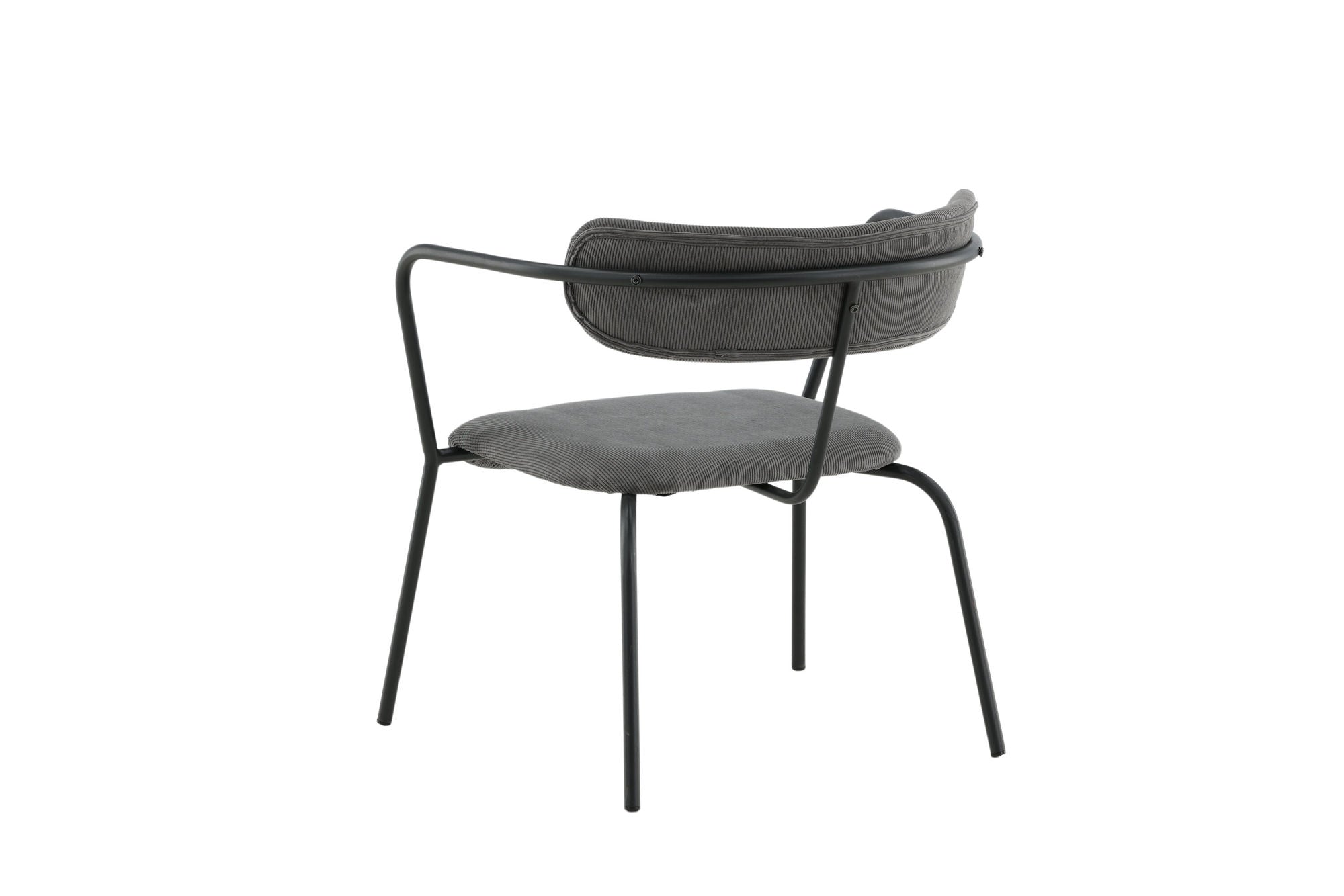 Venture Home Duffy Single Sofa - Black / Grey Corduroy