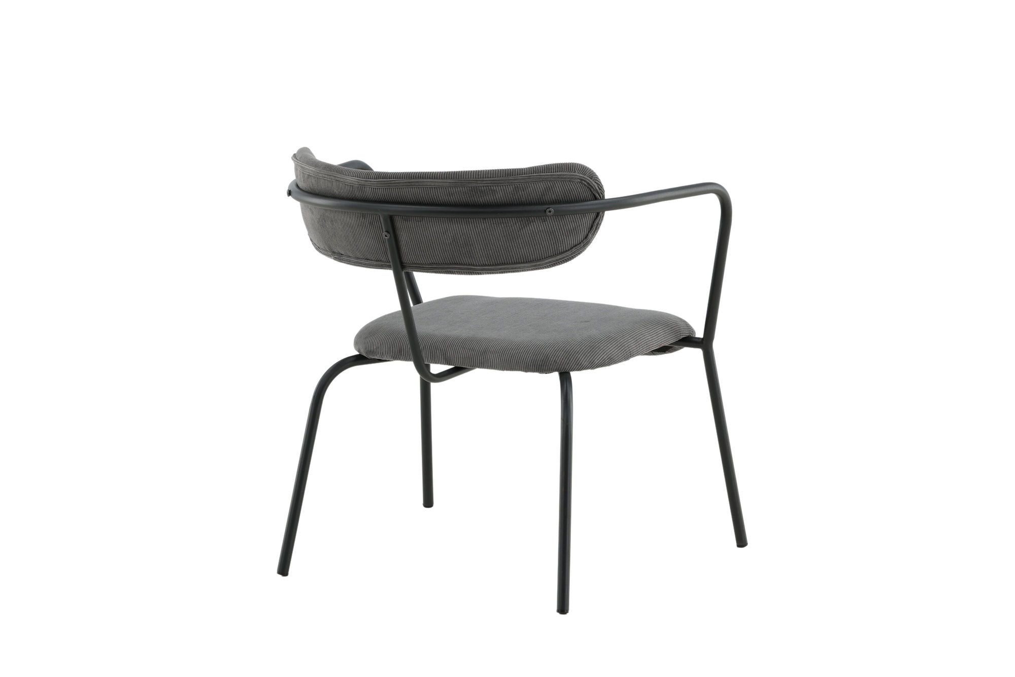 Venture Home Duffy Single Sofa - Black / Grey Corduroy