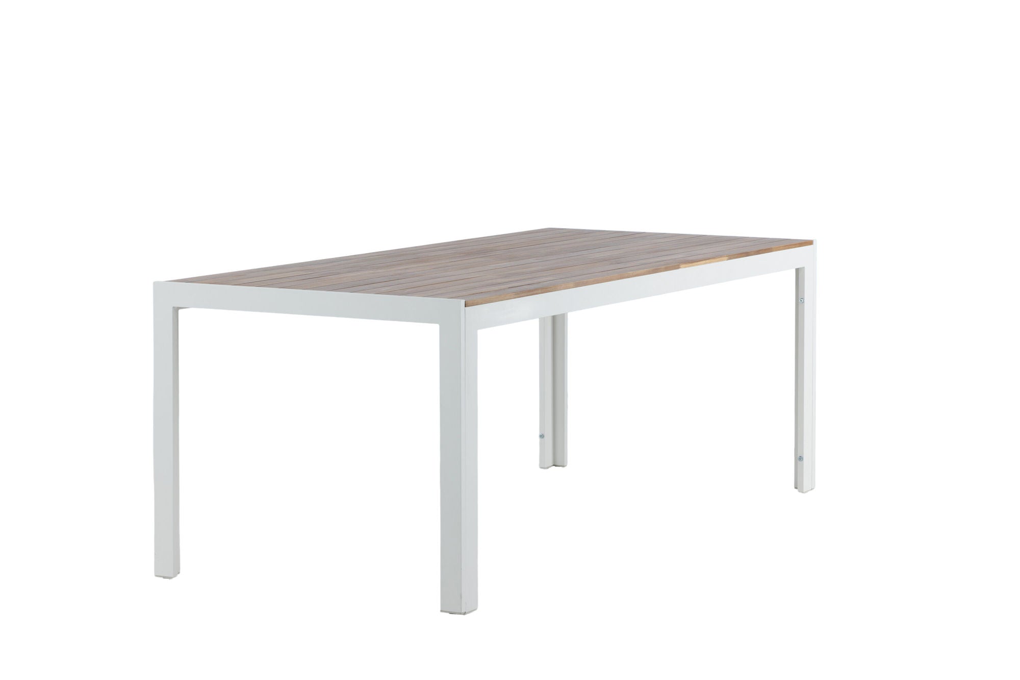 Venture Home Bois spisebord 200*100cm - White Alu / Acacia