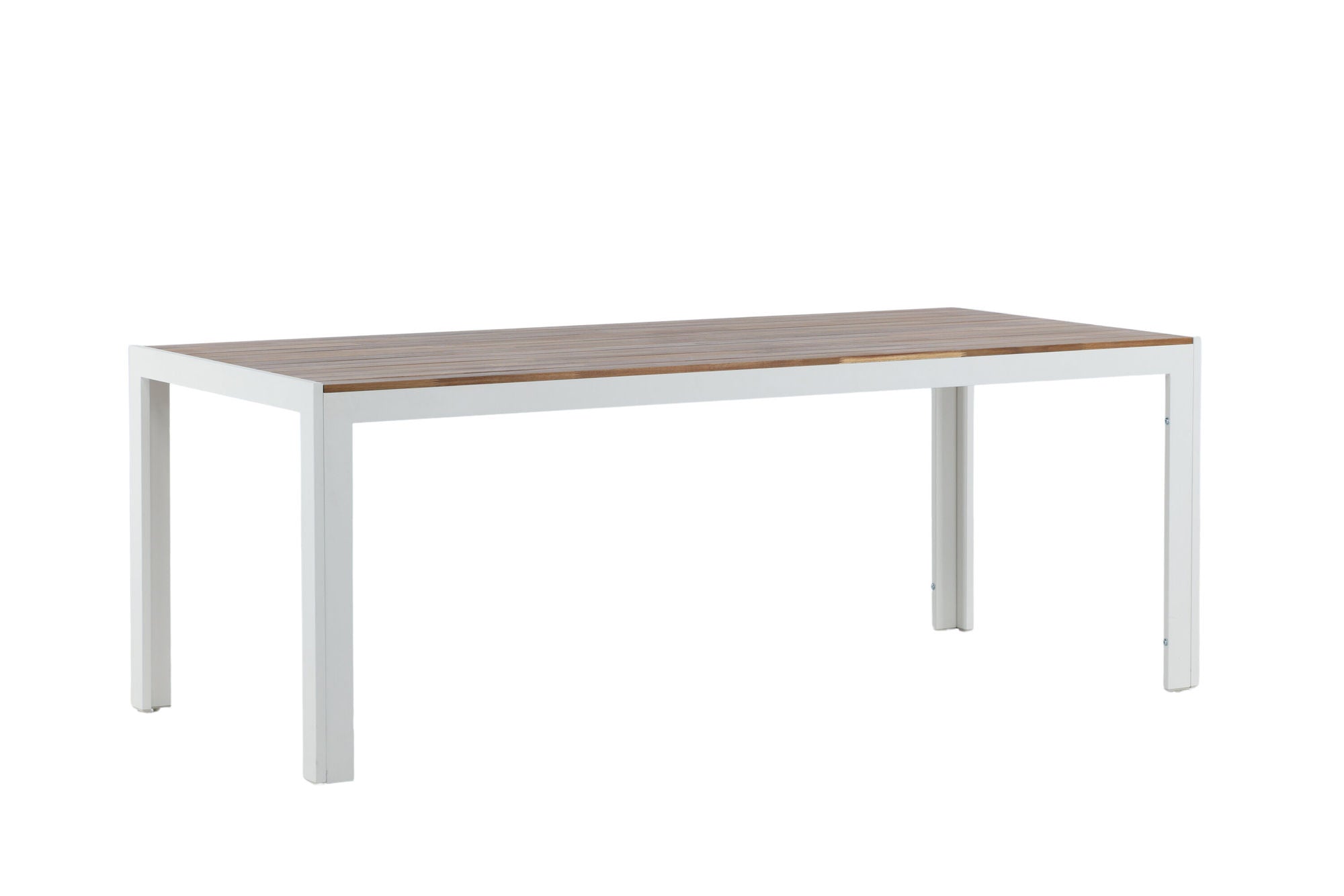 Venture Home Bois spisebord 200*100cm - White Alu / Acacia