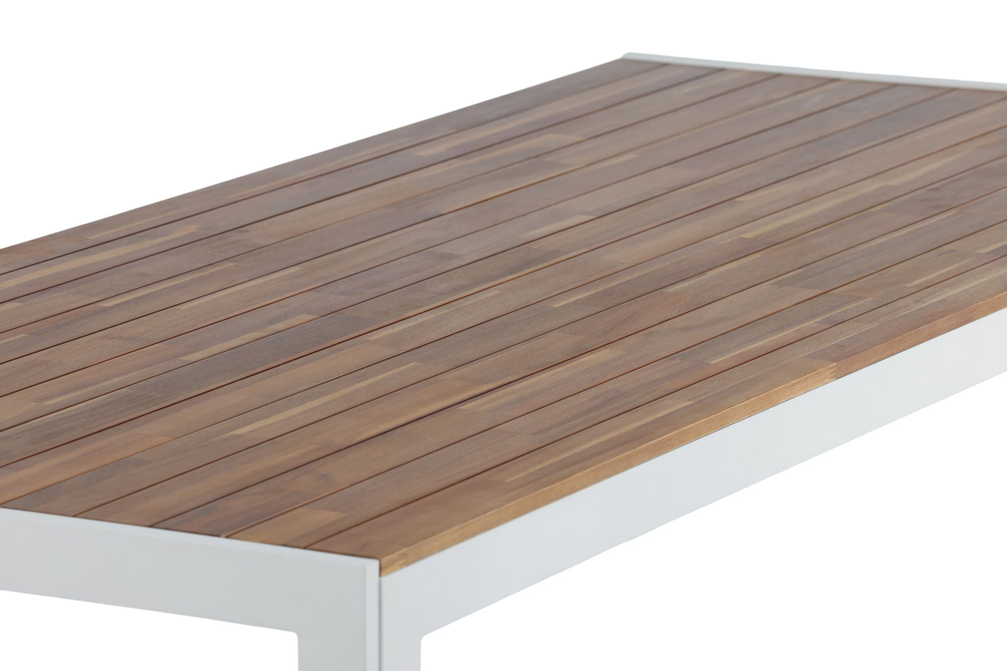 Venture Home Bois spisebord 200*100cm - White Alu / Acacia