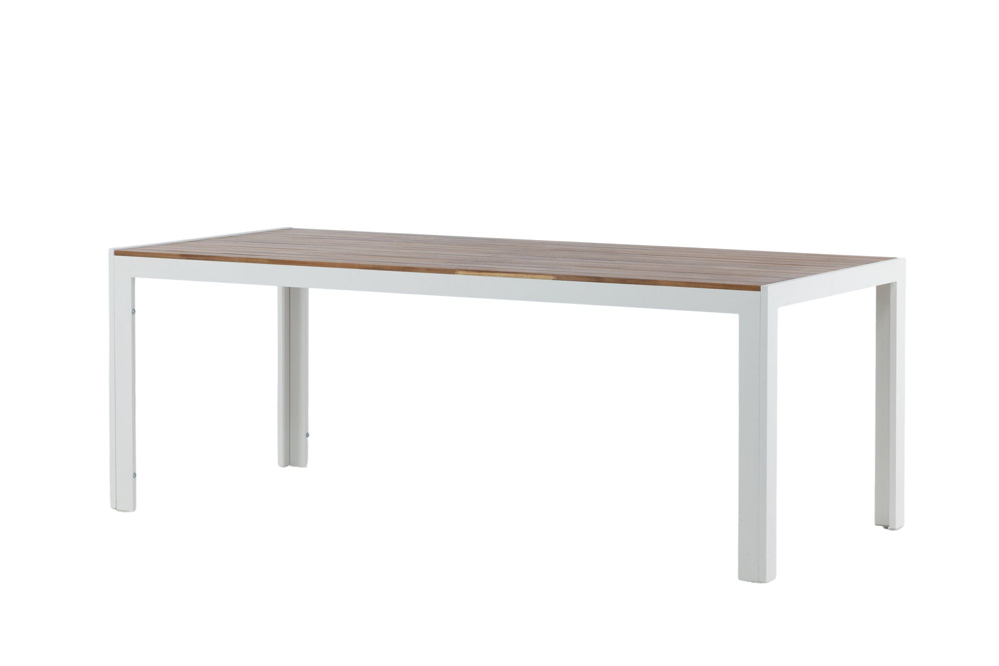 Venture Home Bois spisebord 200*100cm - White Alu / Acacia