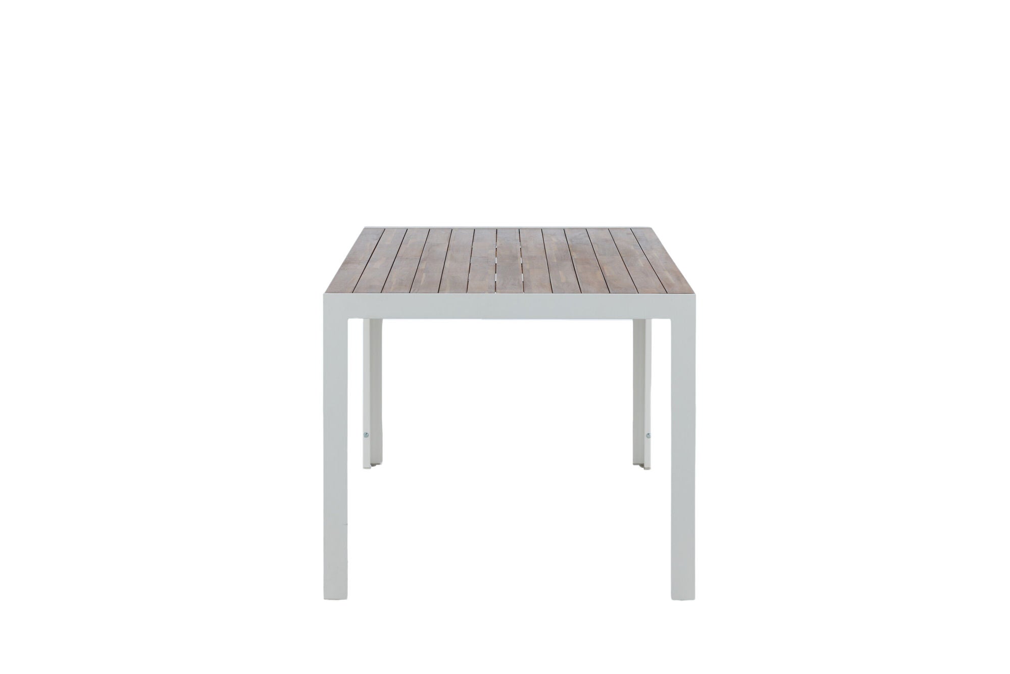 Venture Home Bois spisebord 200*100cm - White Alu / Acacia