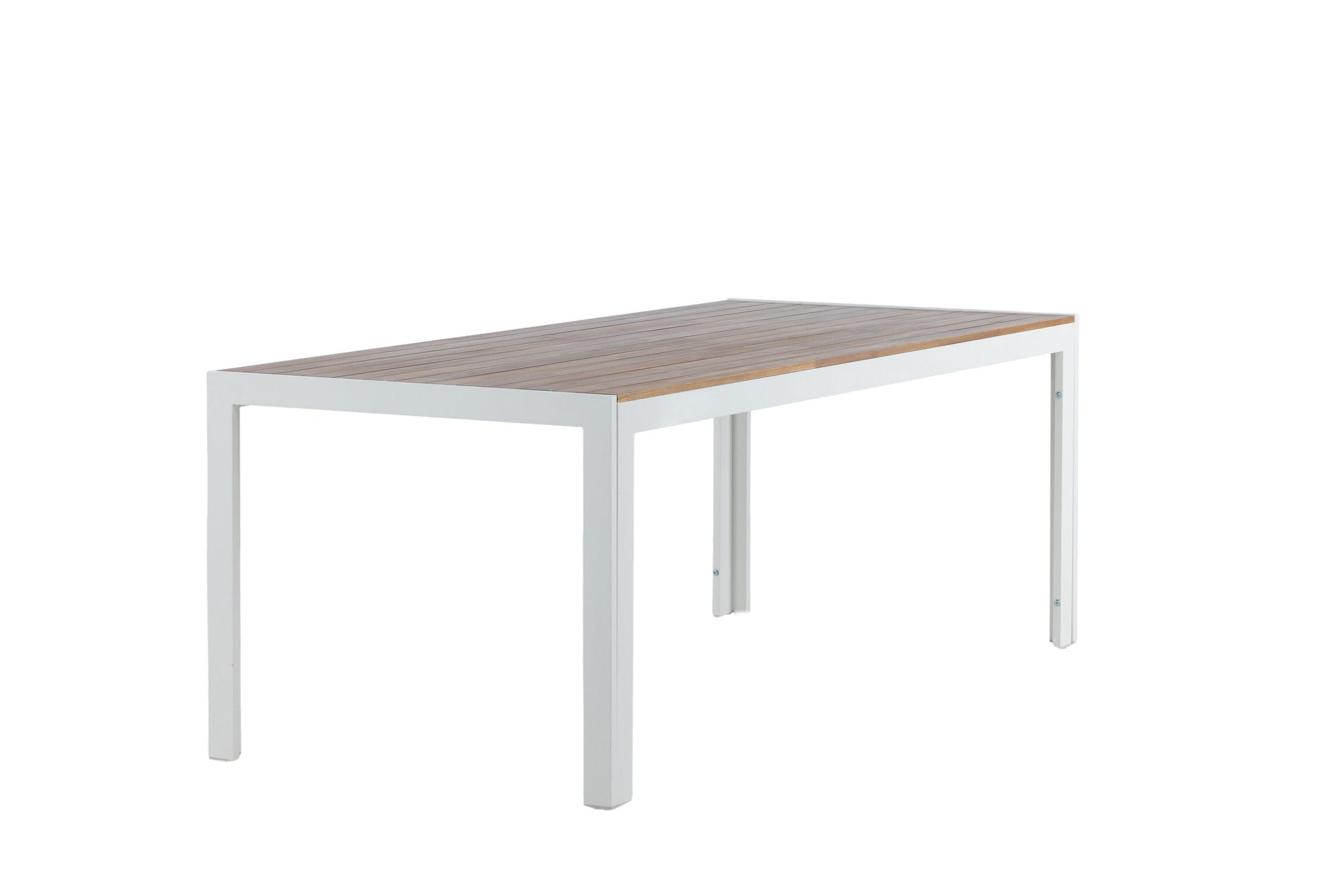 Venture Home Bois spisebord 200*100cm - White Alu / Acacia