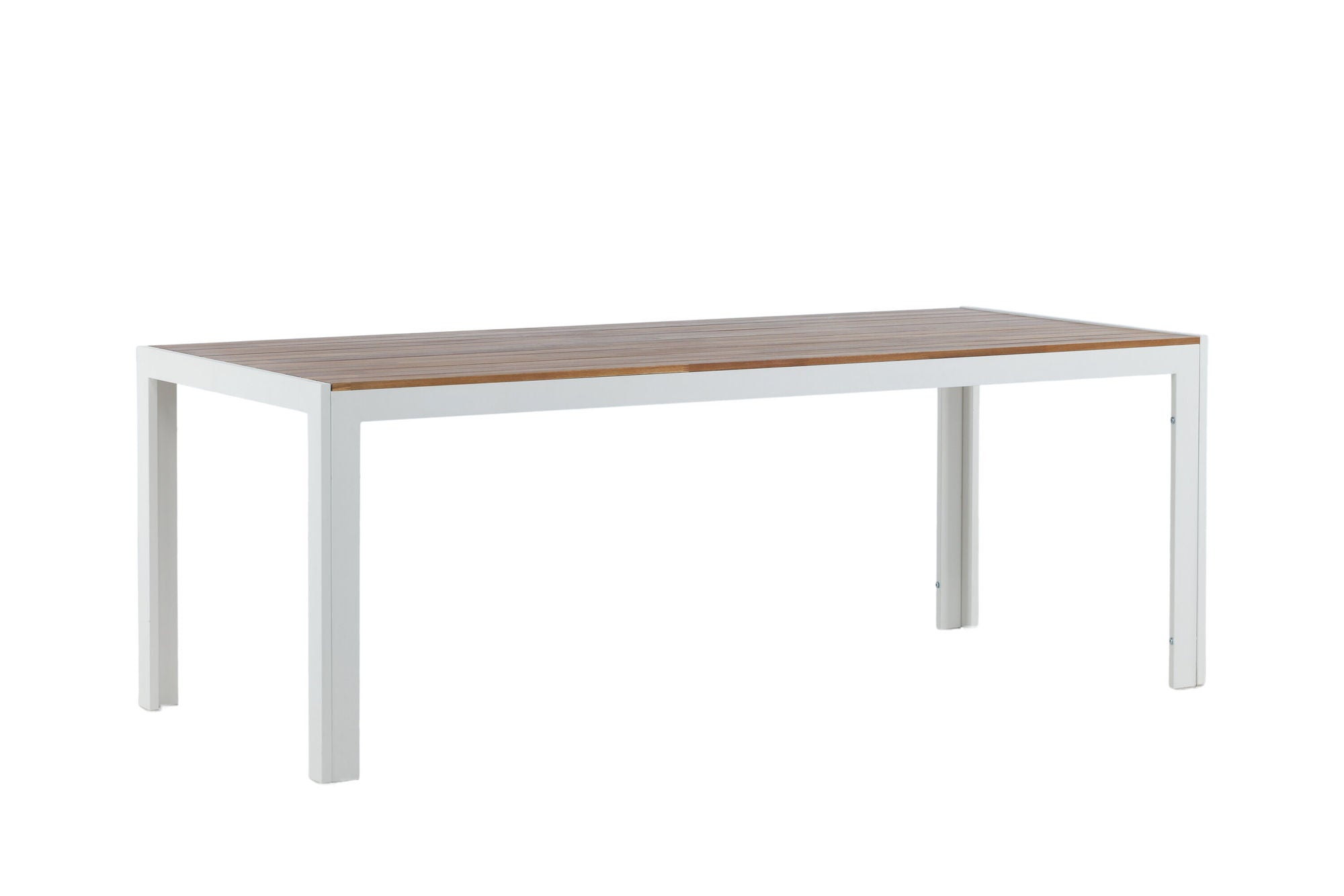Venture Home Bois spisebord 200*100cm - White Alu / Acacia