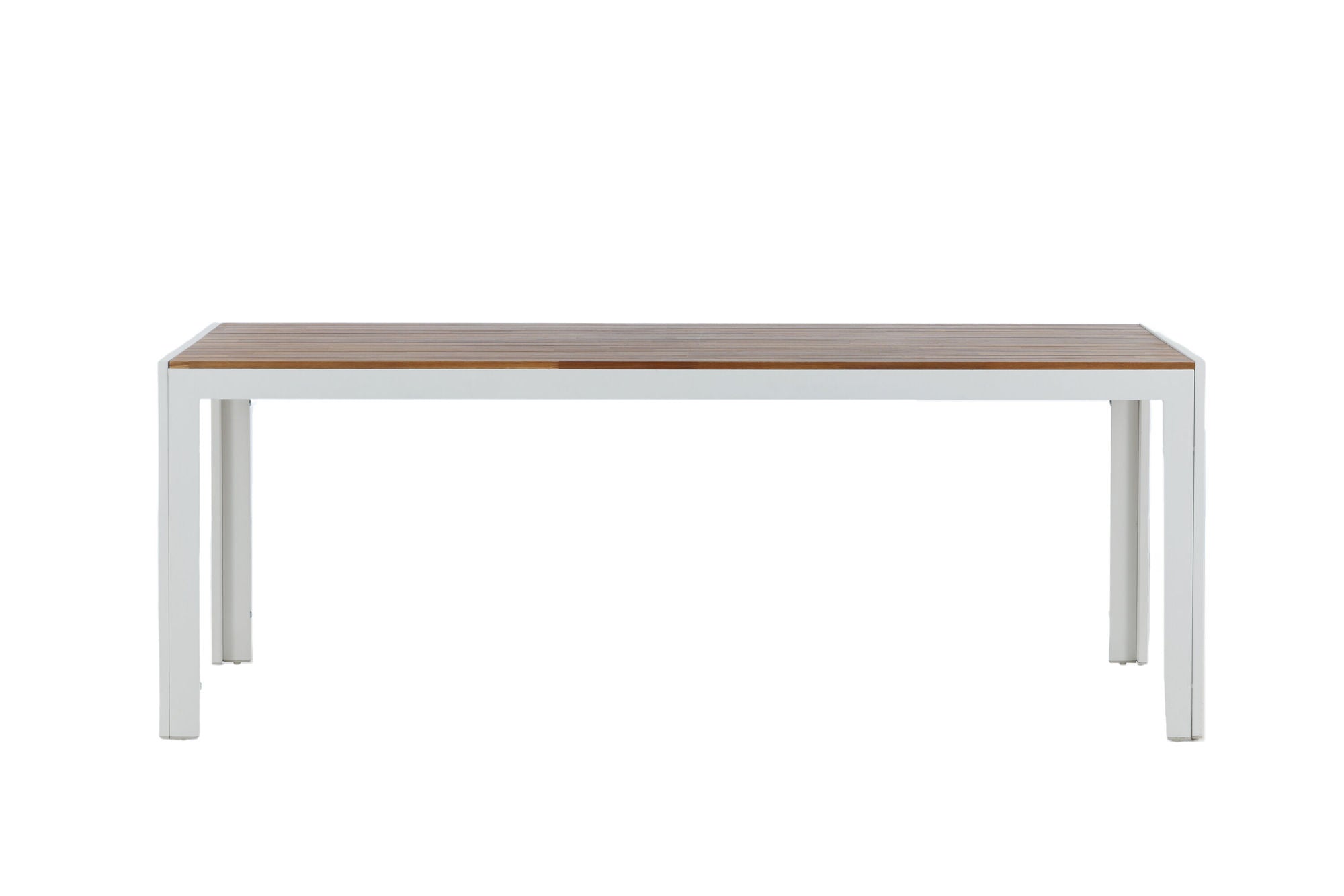 Venture Home Bois spisebord 200*100cm - White Alu / Acacia