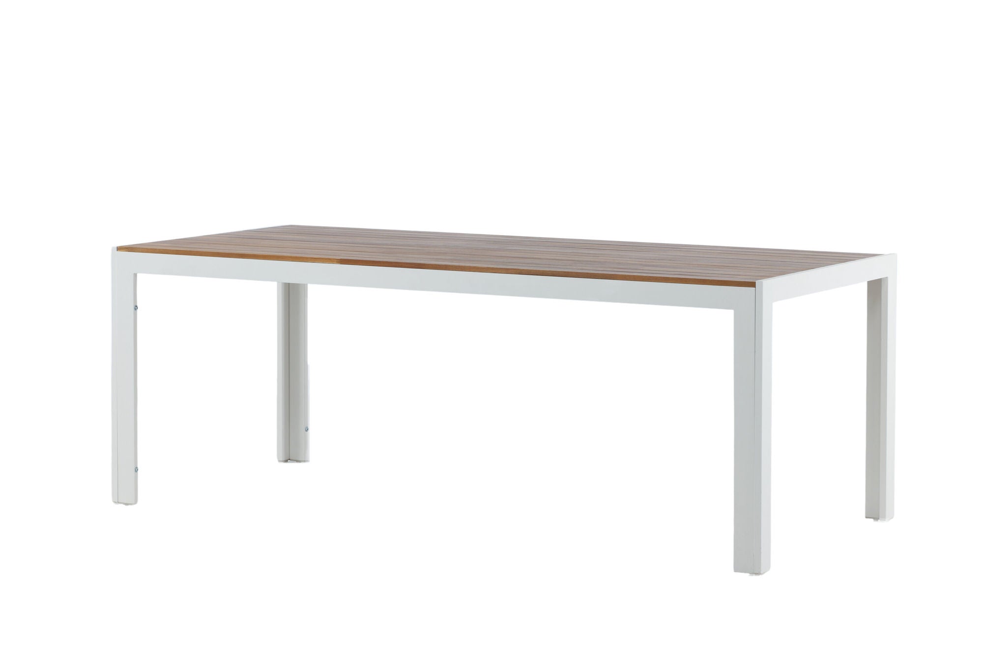 Venture Home Bois spisebord 200*100cm - White Alu / Acacia