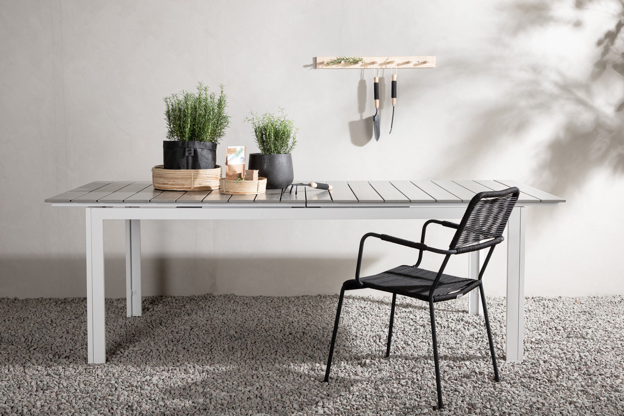 Venture Home Levels bord 229/310 - White/Grey