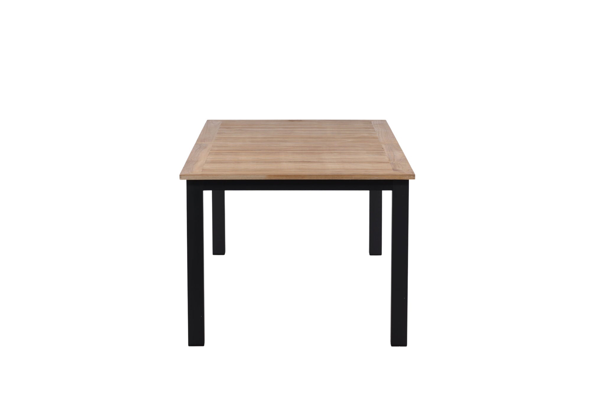 Venture Home Panama - bord - 224/324*100 - svart Alu/Teak