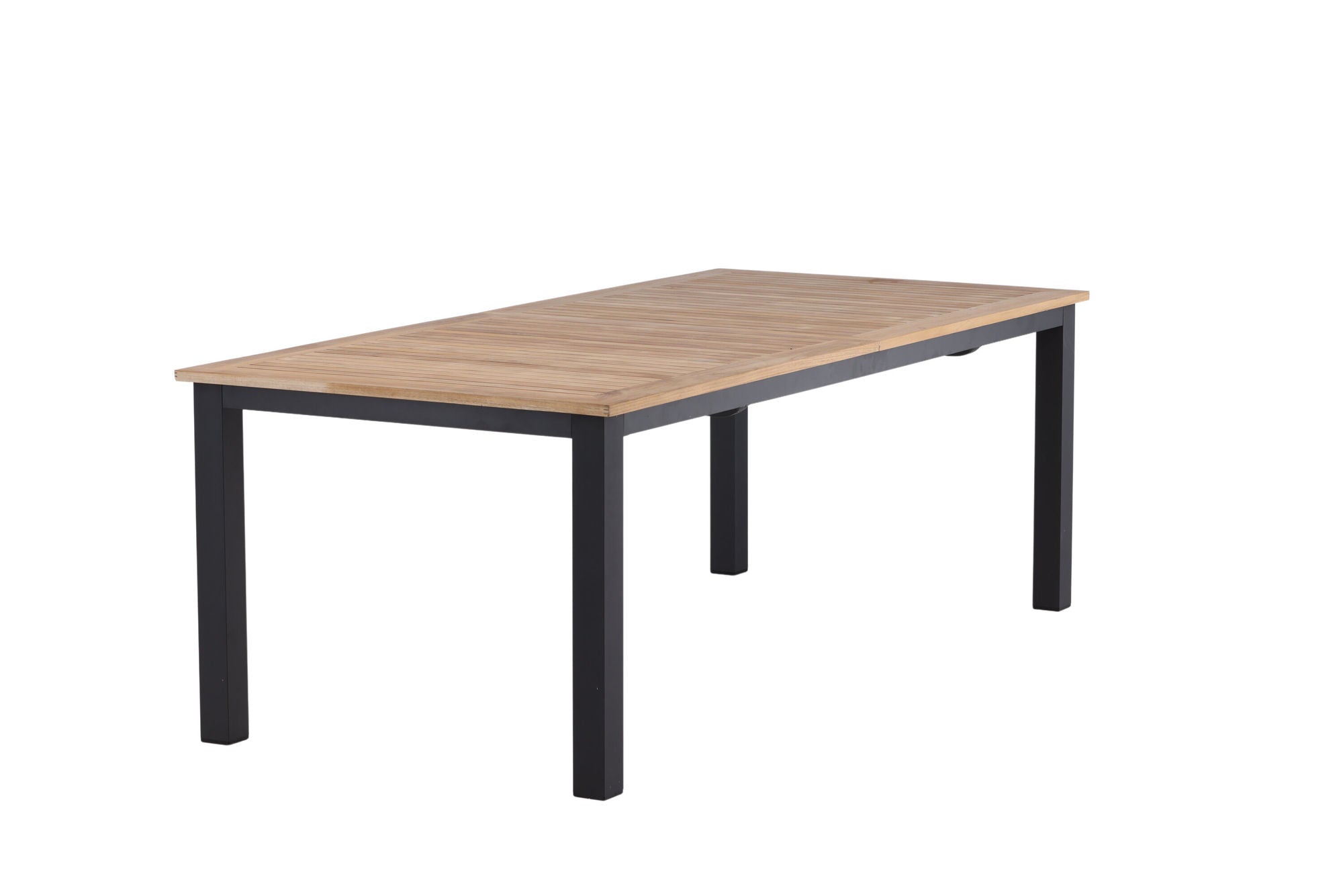 Venture Home Panama - bord - 224/324*100 - svart Alu/Teak
