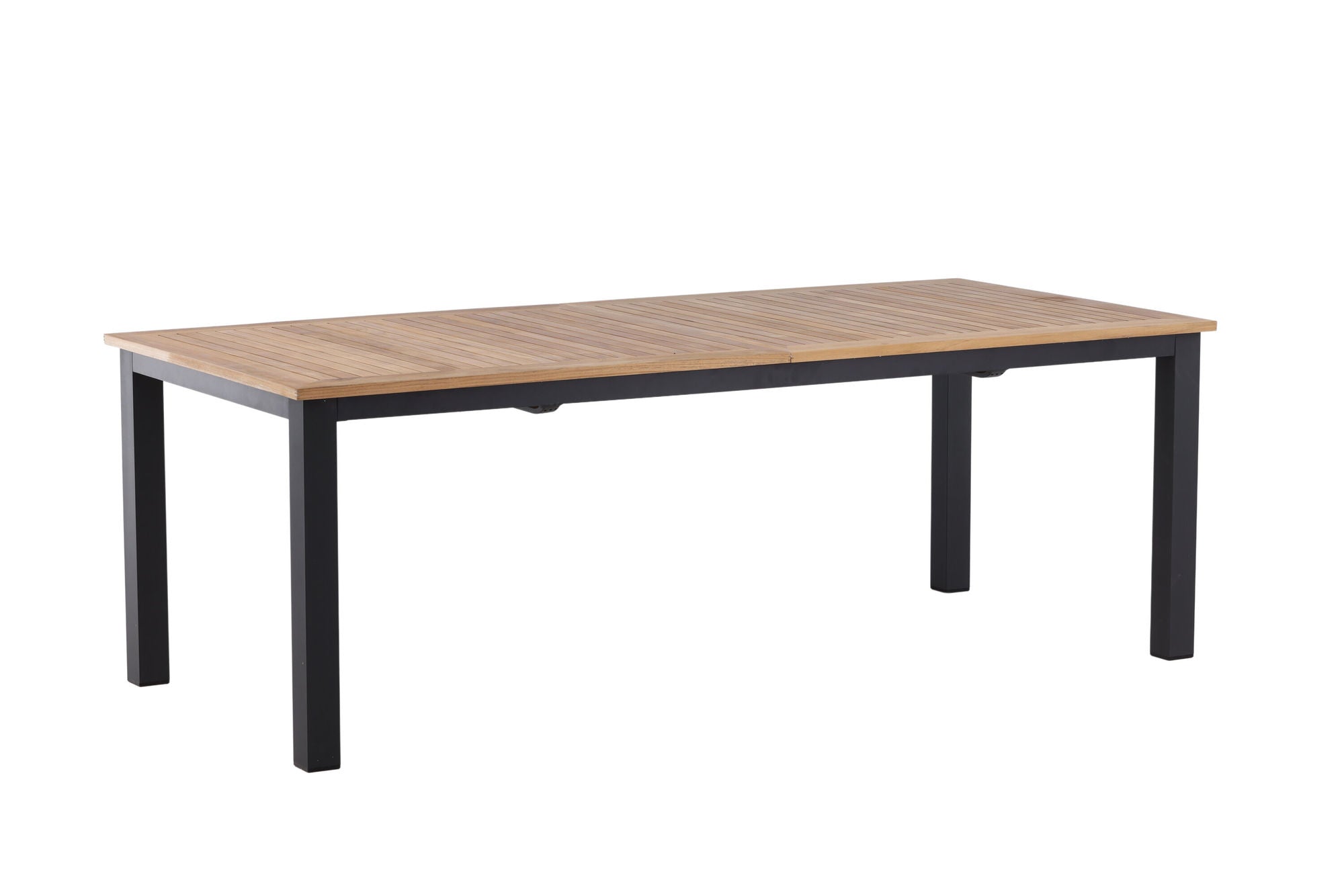 Venture Home Panama - bord - 224/324*100 - svart Alu/Teak