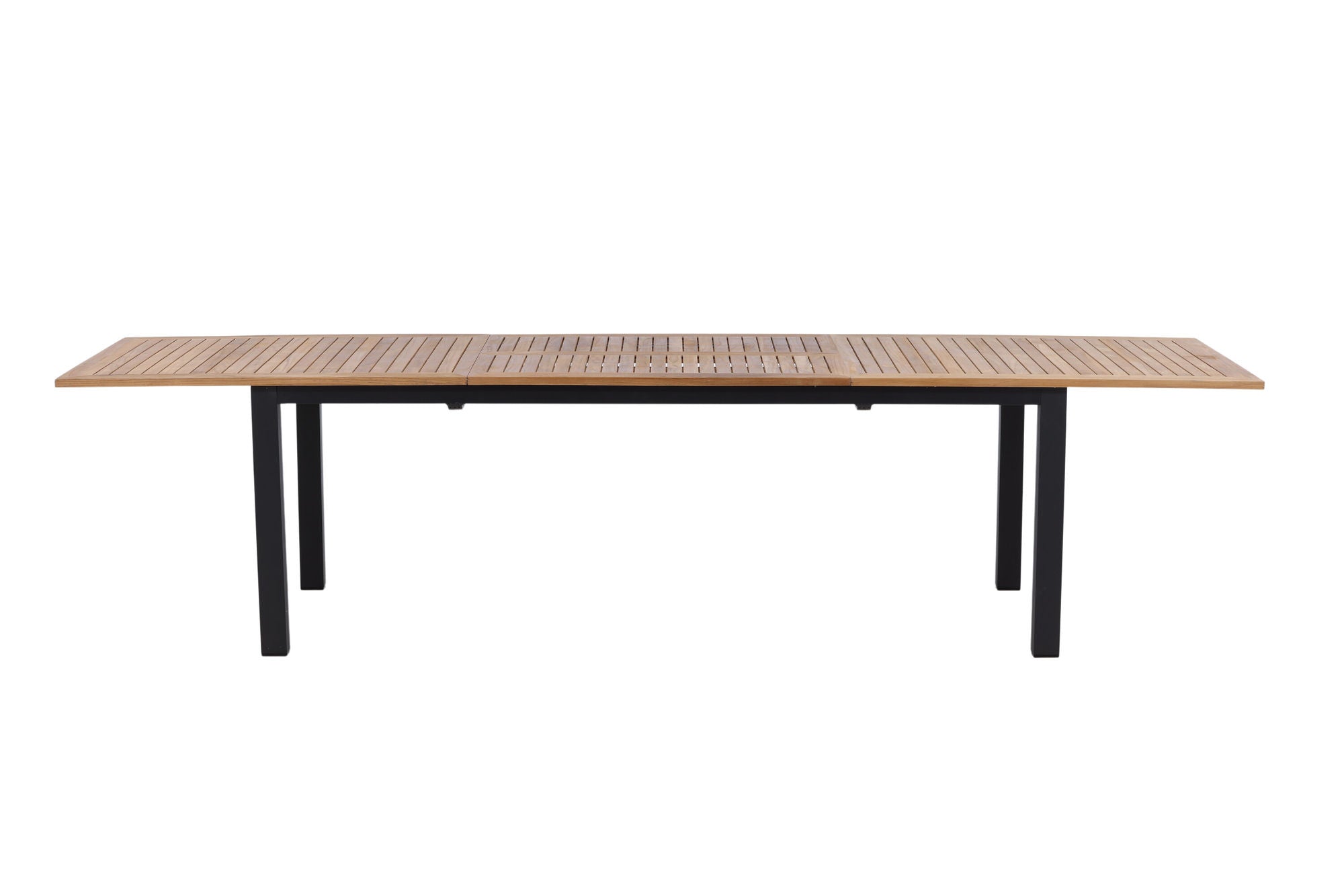 Venture Home Panama - bord - 224/324*100 - svart Alu/Teak