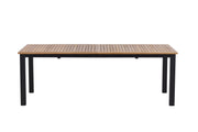 Venture Home Panama - bord - 224/324*100 - svart Alu/Teak