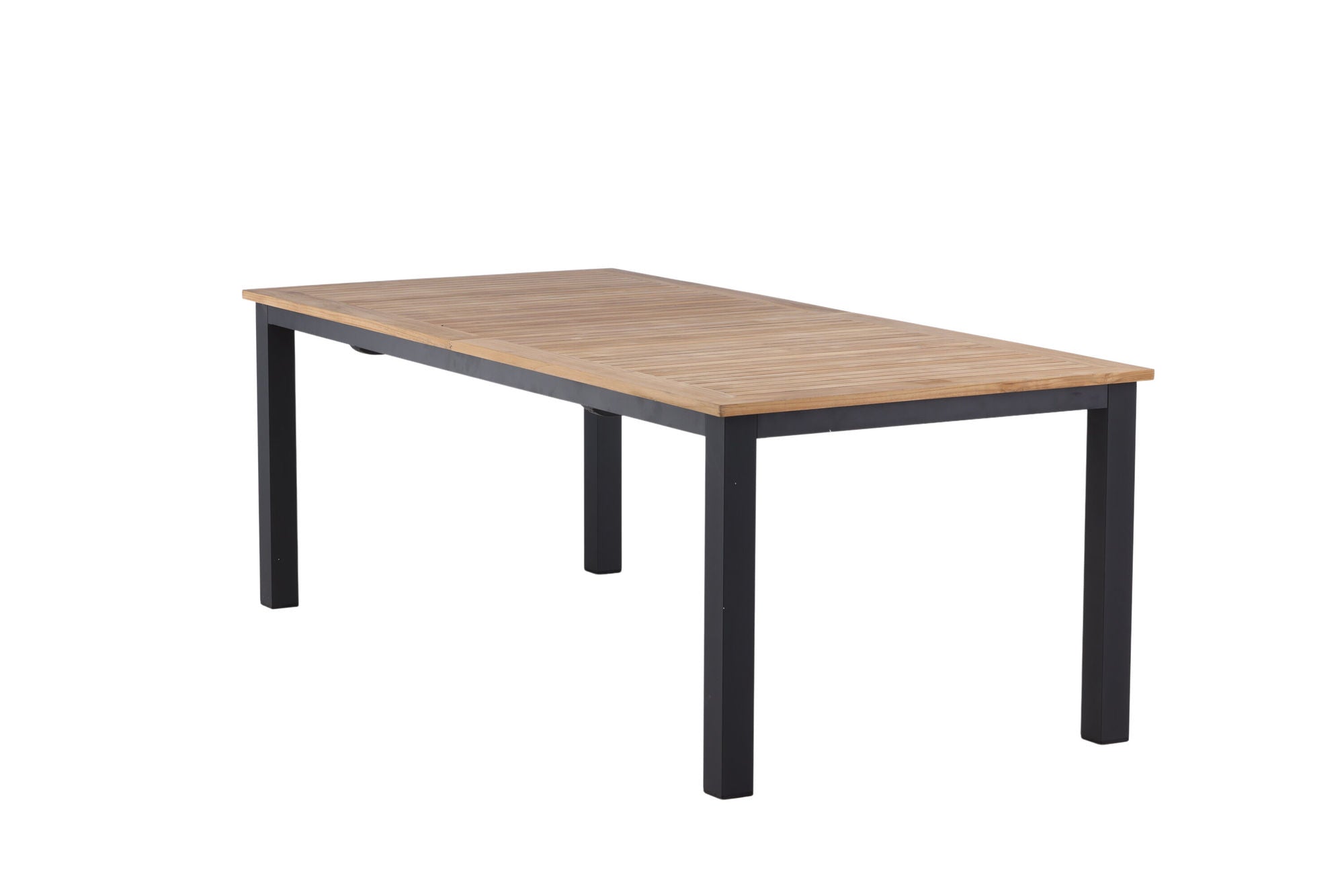 Venture Home Panama - bord - 224/324*100 - svart Alu/Teak